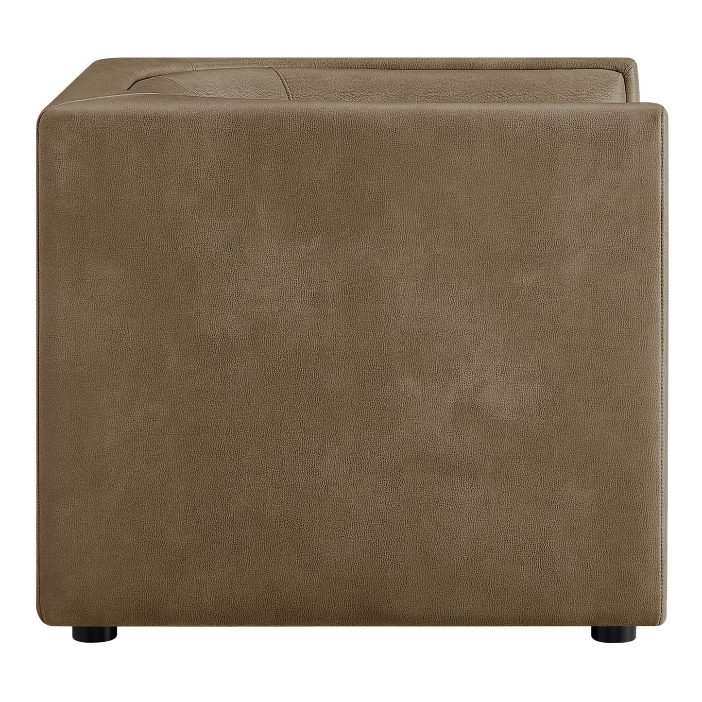 Hilda Curved Back Vegan Leather Armchair by Modway