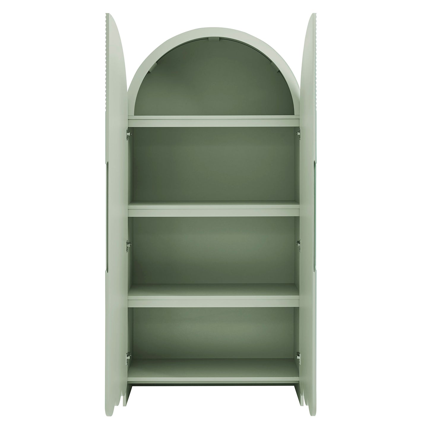 Dahlia 78 Inch Fluted and Scalloped Arched Storage Cabinet by Modway EEI-7570-SGE