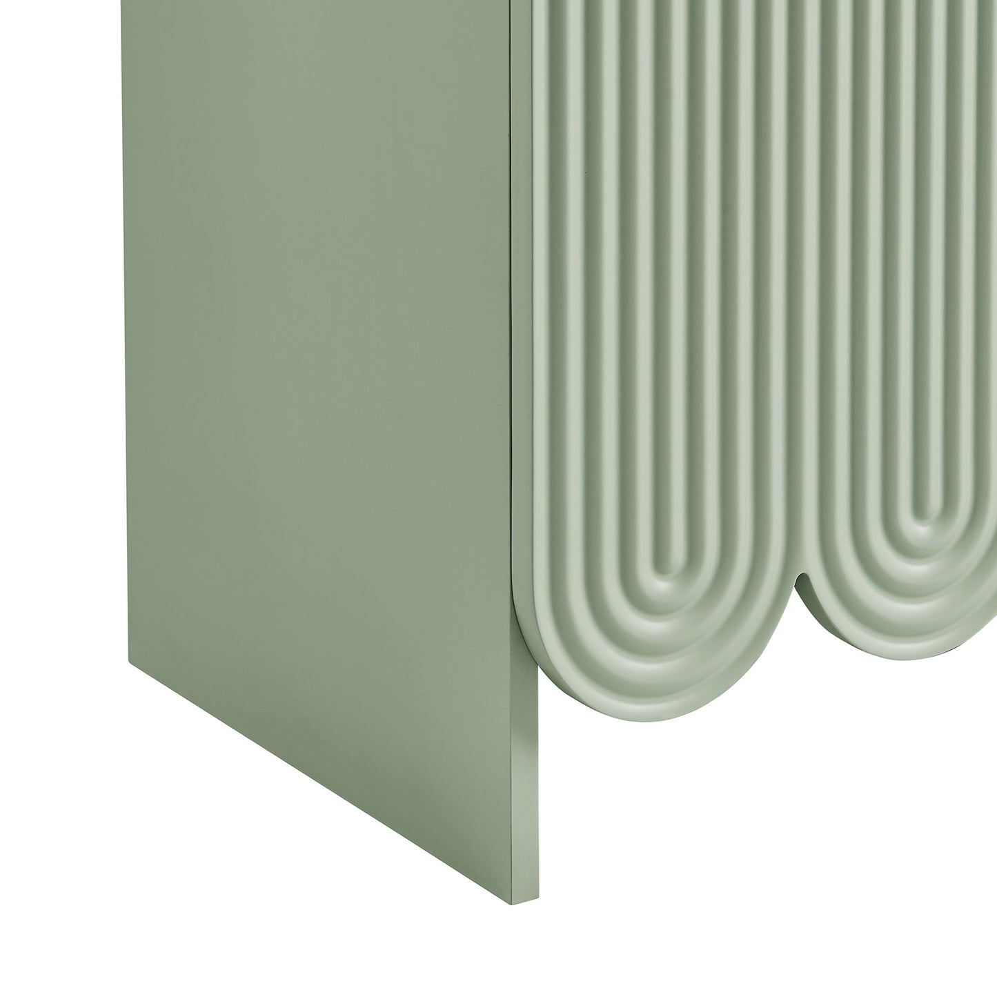 Dahlia 78 Inch Fluted and Scalloped Arched Storage Cabinet by Modway EEI-7570-SGE