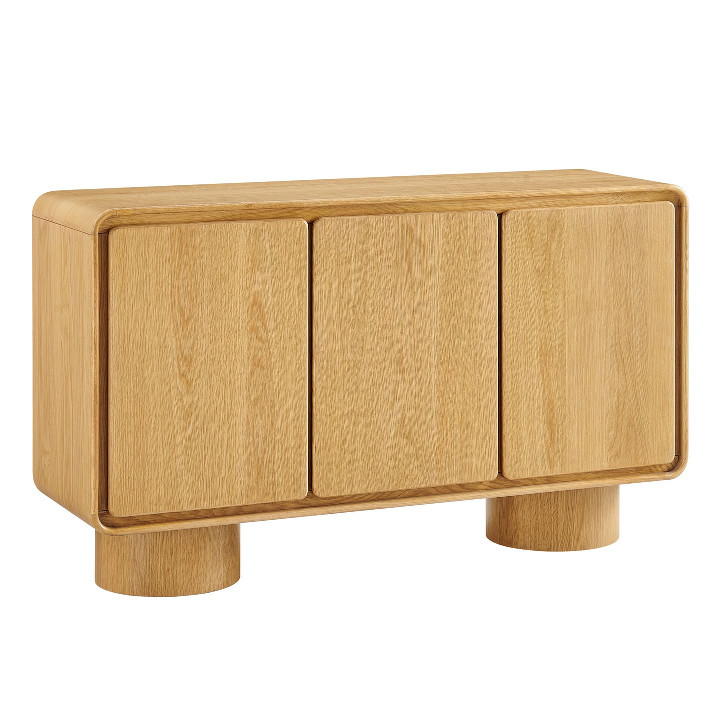 Lumo 3-Door Curved Wood Accent Cabinet by Modway