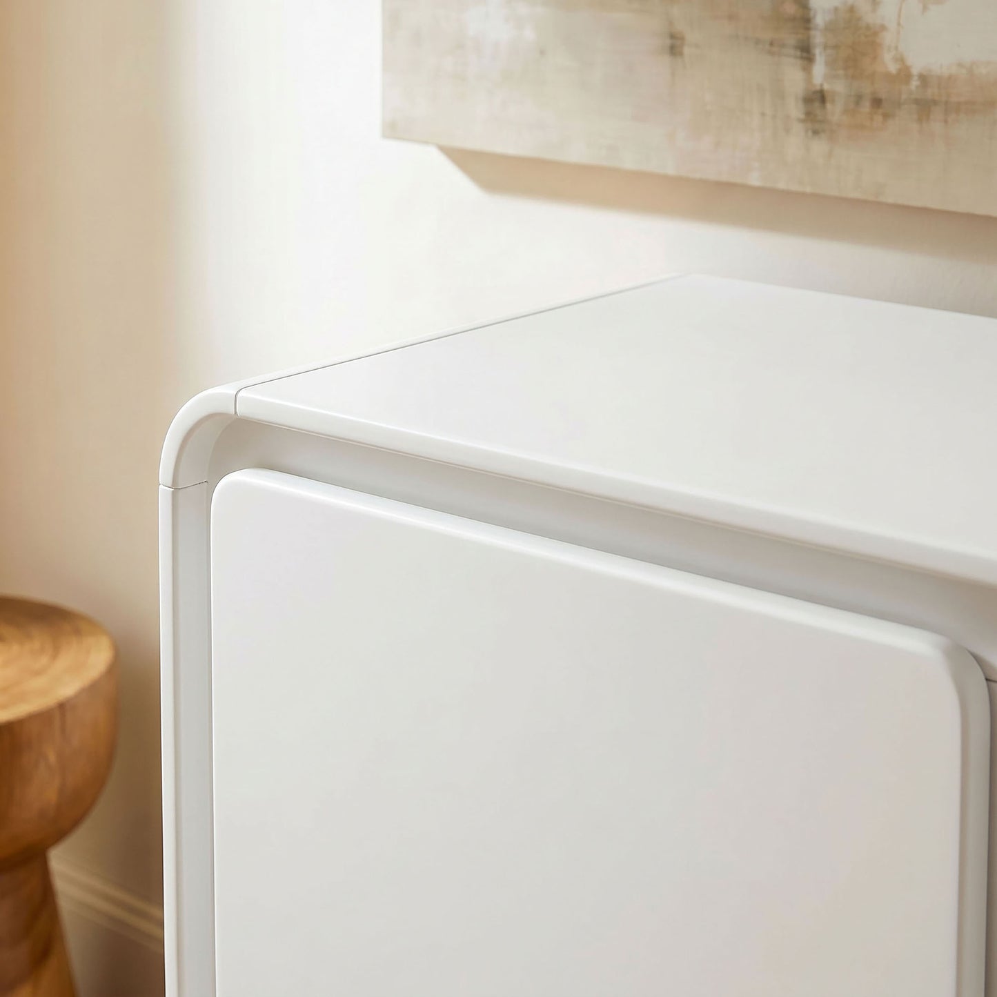Lumo 3-Door Curved Wood Accent Cabinet by Modway