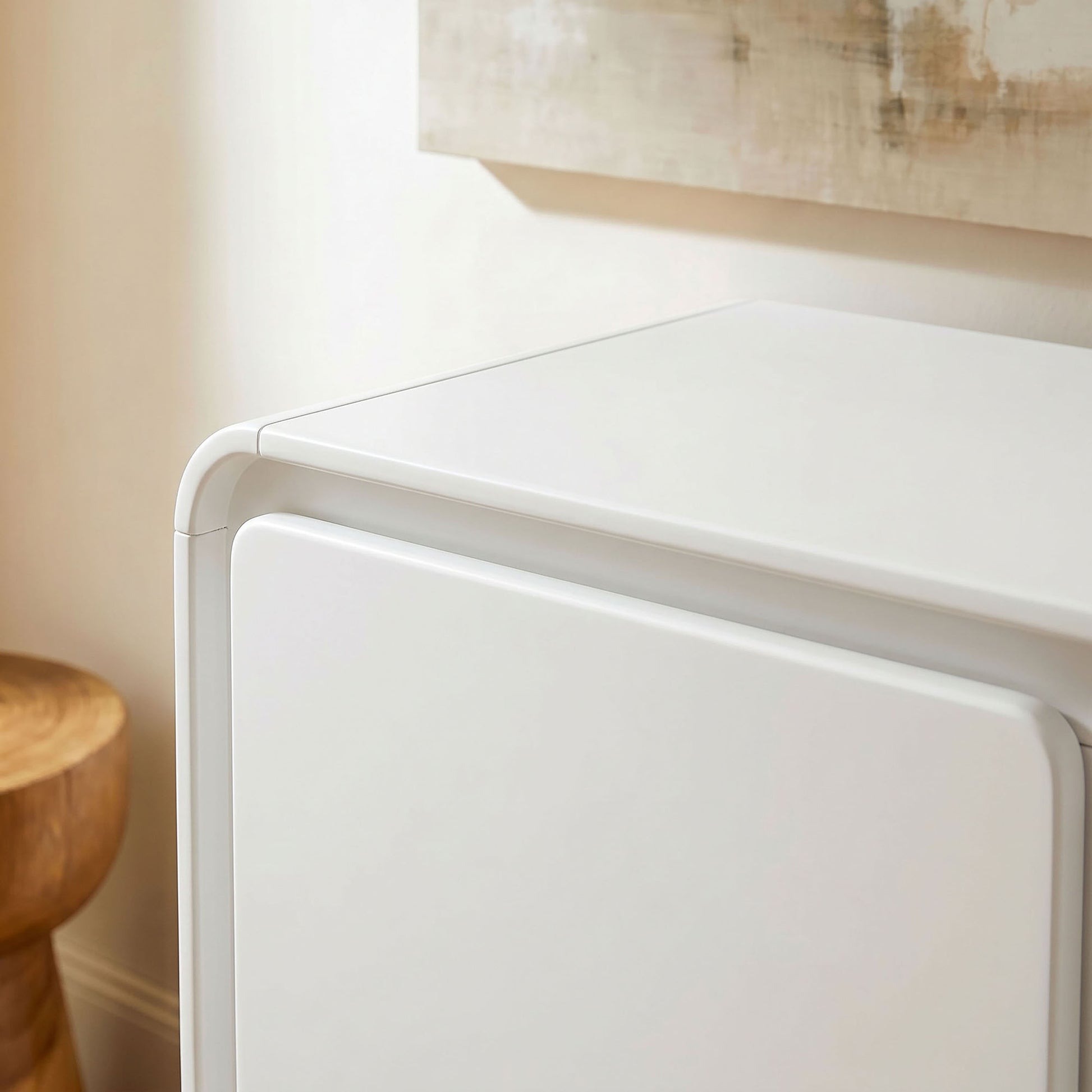 Lumo 3-Door Curved Wood Accent Cabinet by Modway