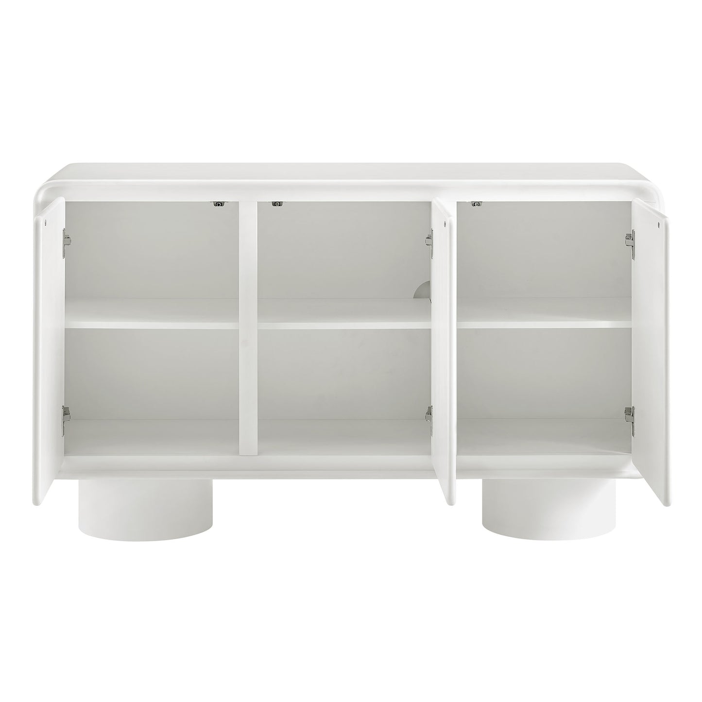 Lumo 3-Door Curved Wood Accent Cabinet by Modway