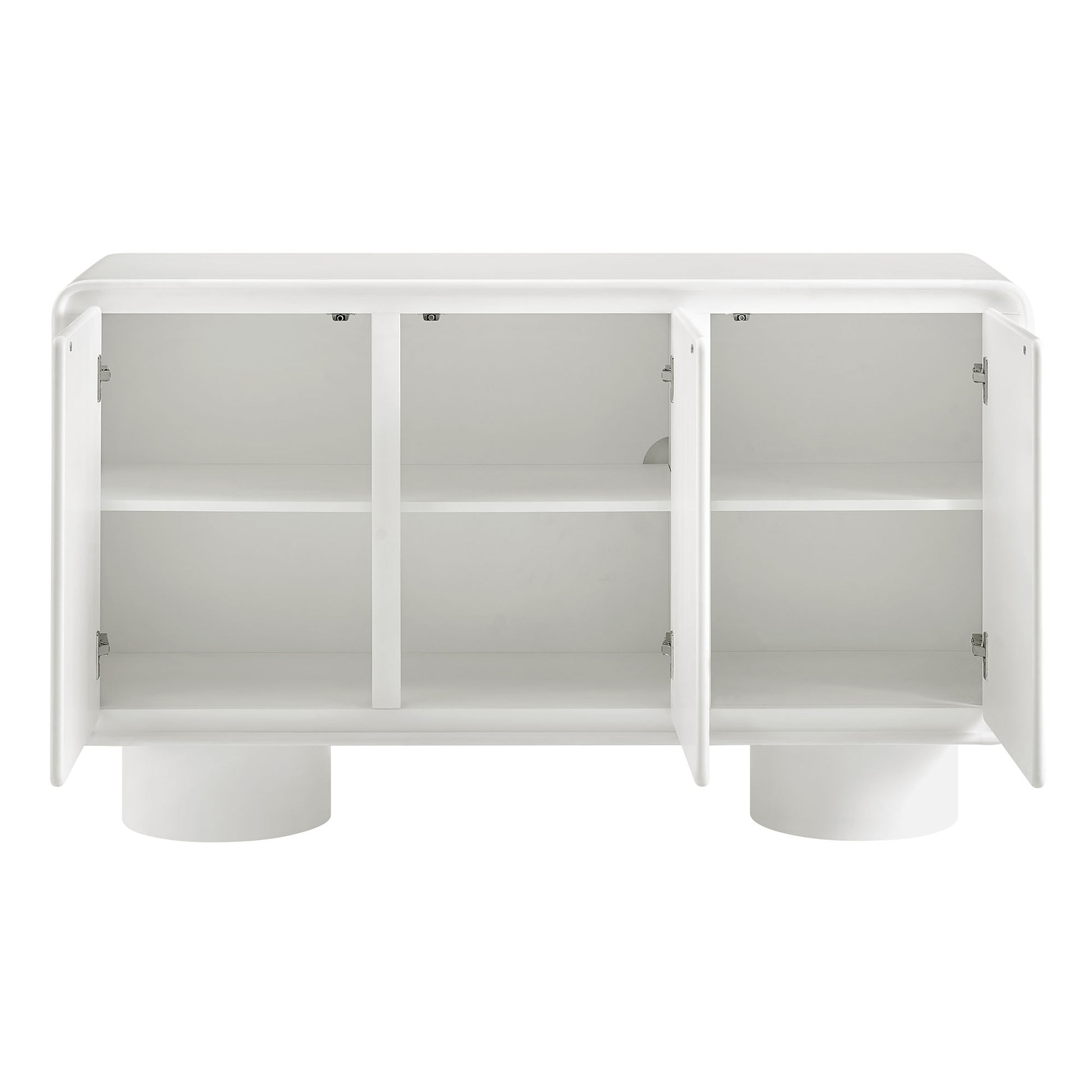 Lumo 3-Door Curved Wood Accent Cabinet by Modway