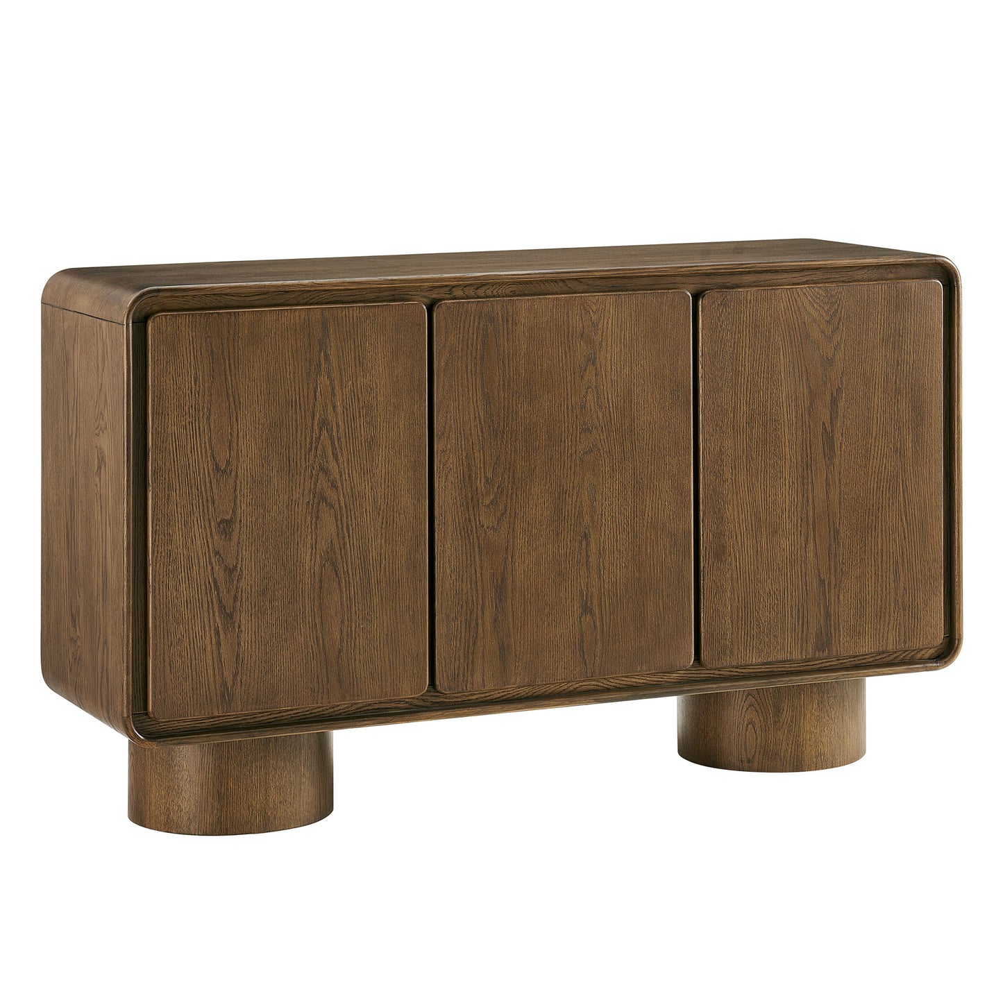 Lumo 3-Door Curved Wood Accent Cabinet by Modway