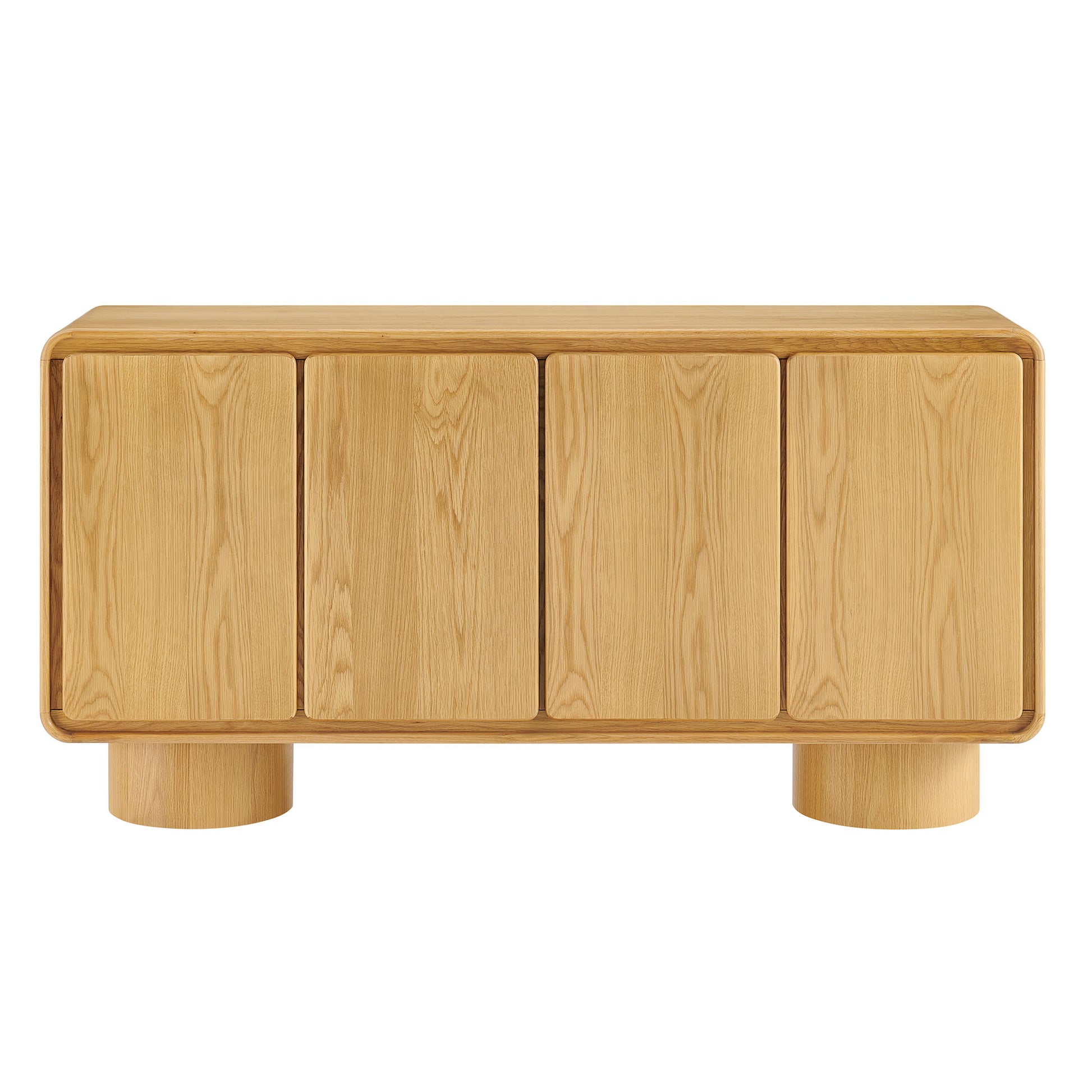 Lumo 4-Door Curved Wood Accent Cabinet by Modway