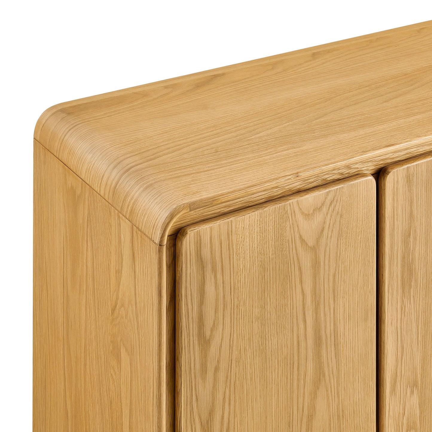 Lumo 4-Door Curved Wood Accent Cabinet by Modway