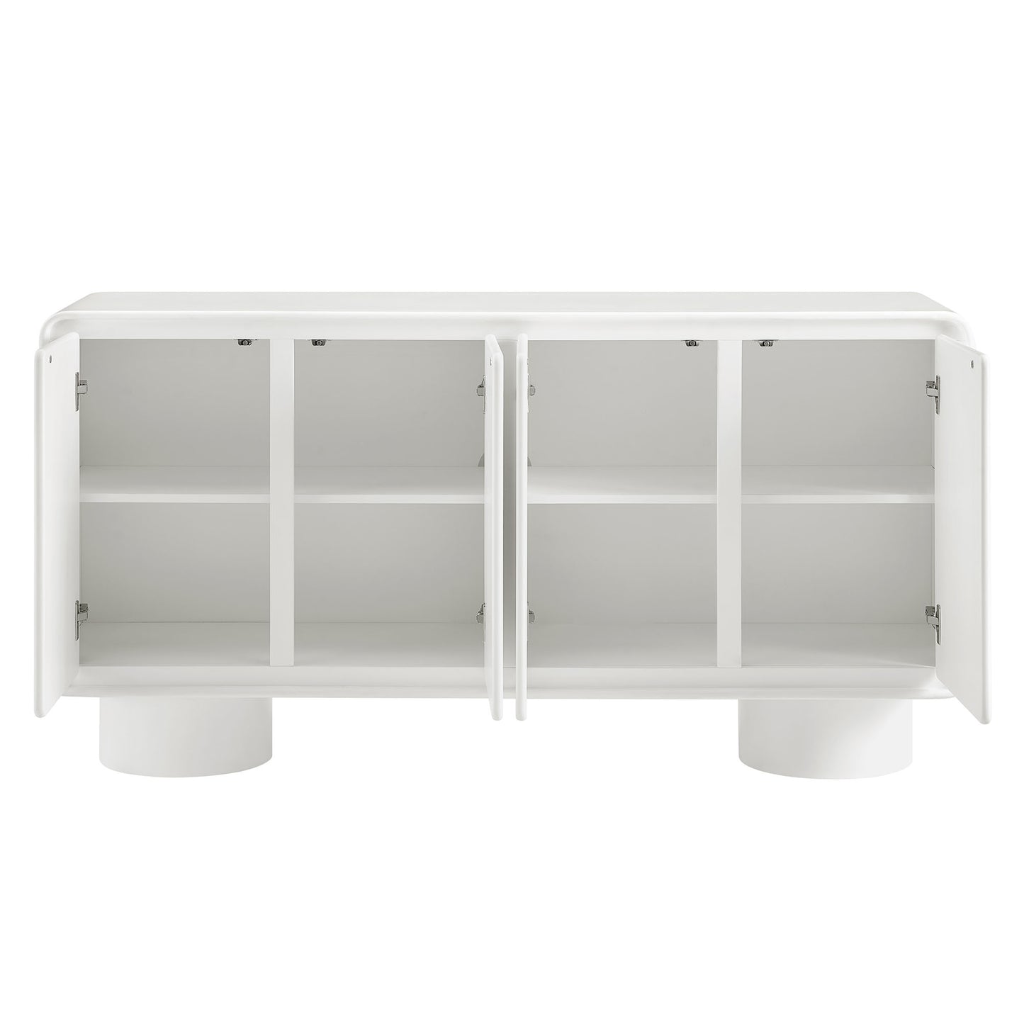 Lumo 4-Door Curved Wood Accent Cabinet by Modway