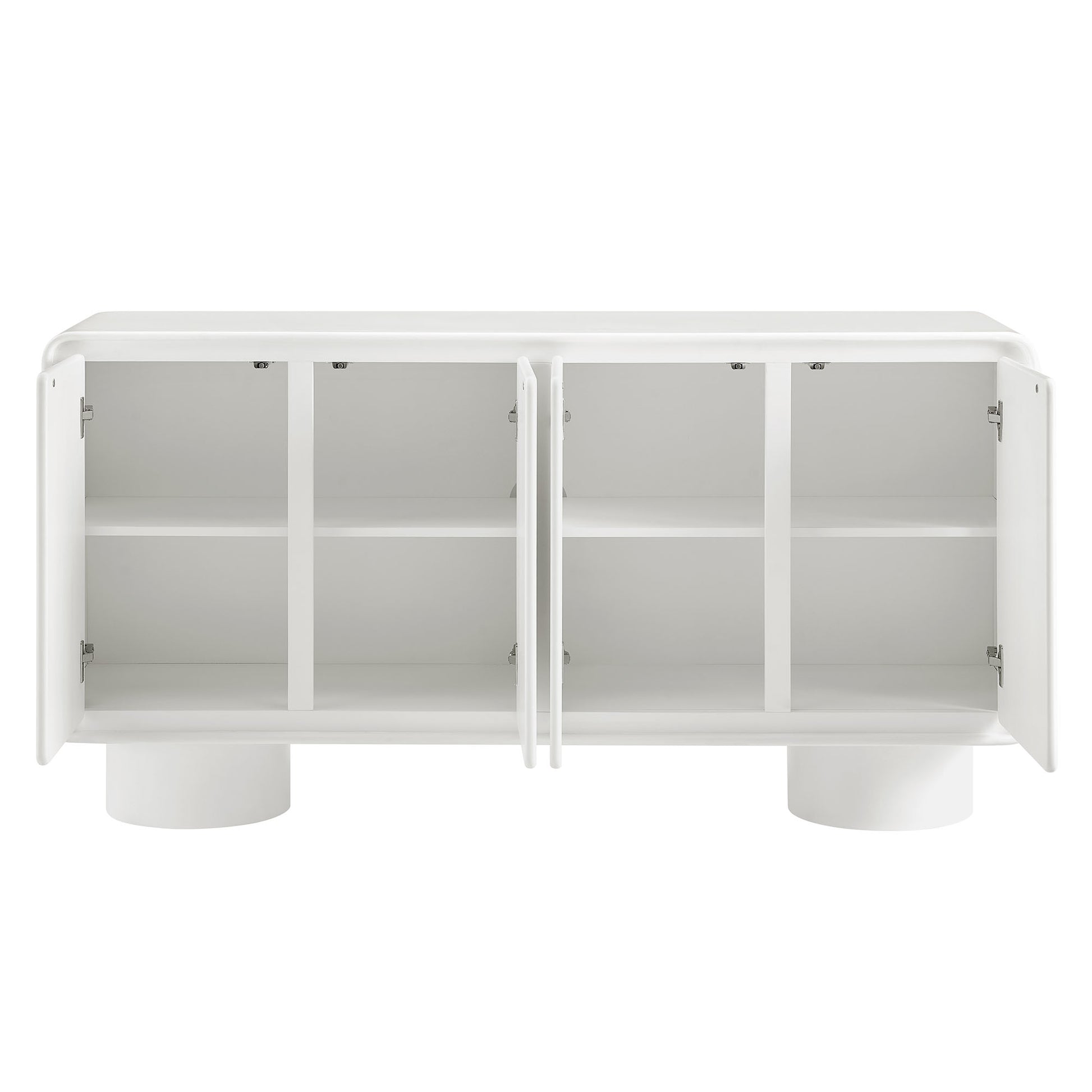 Lumo 4-Door Curved Wood Accent Cabinet by Modway