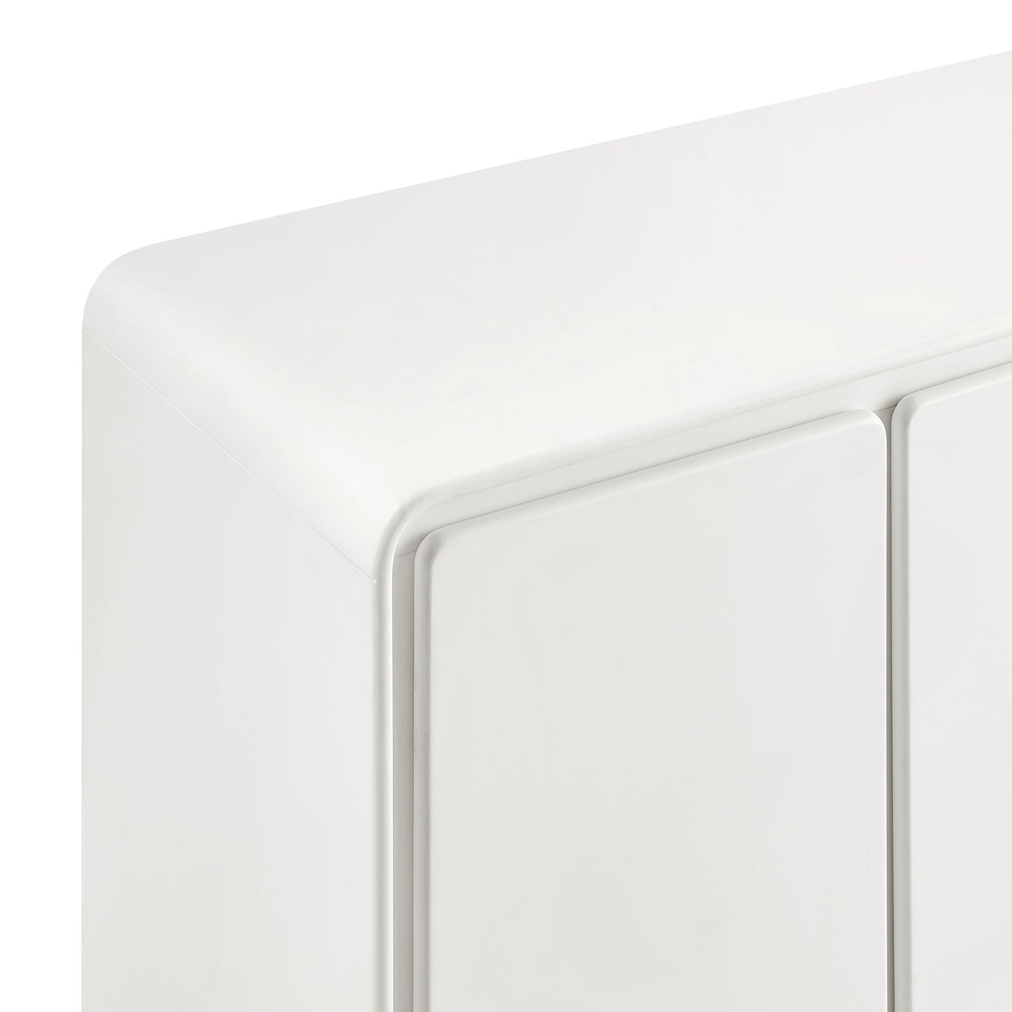 Lumo 4-Door Curved Wood Accent Cabinet by Modway