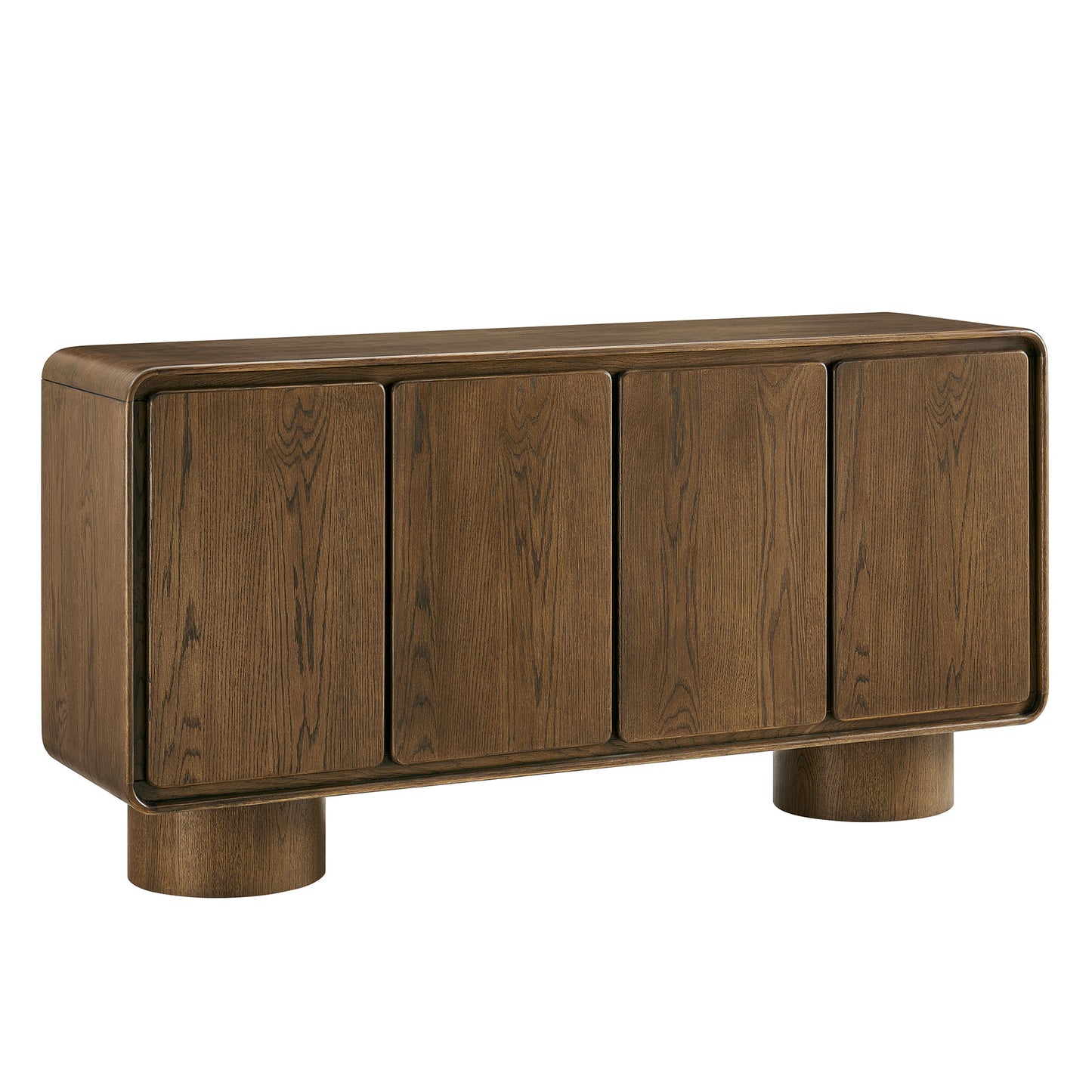 Lumo 4-Door Curved Wood Accent Cabinet by Modway