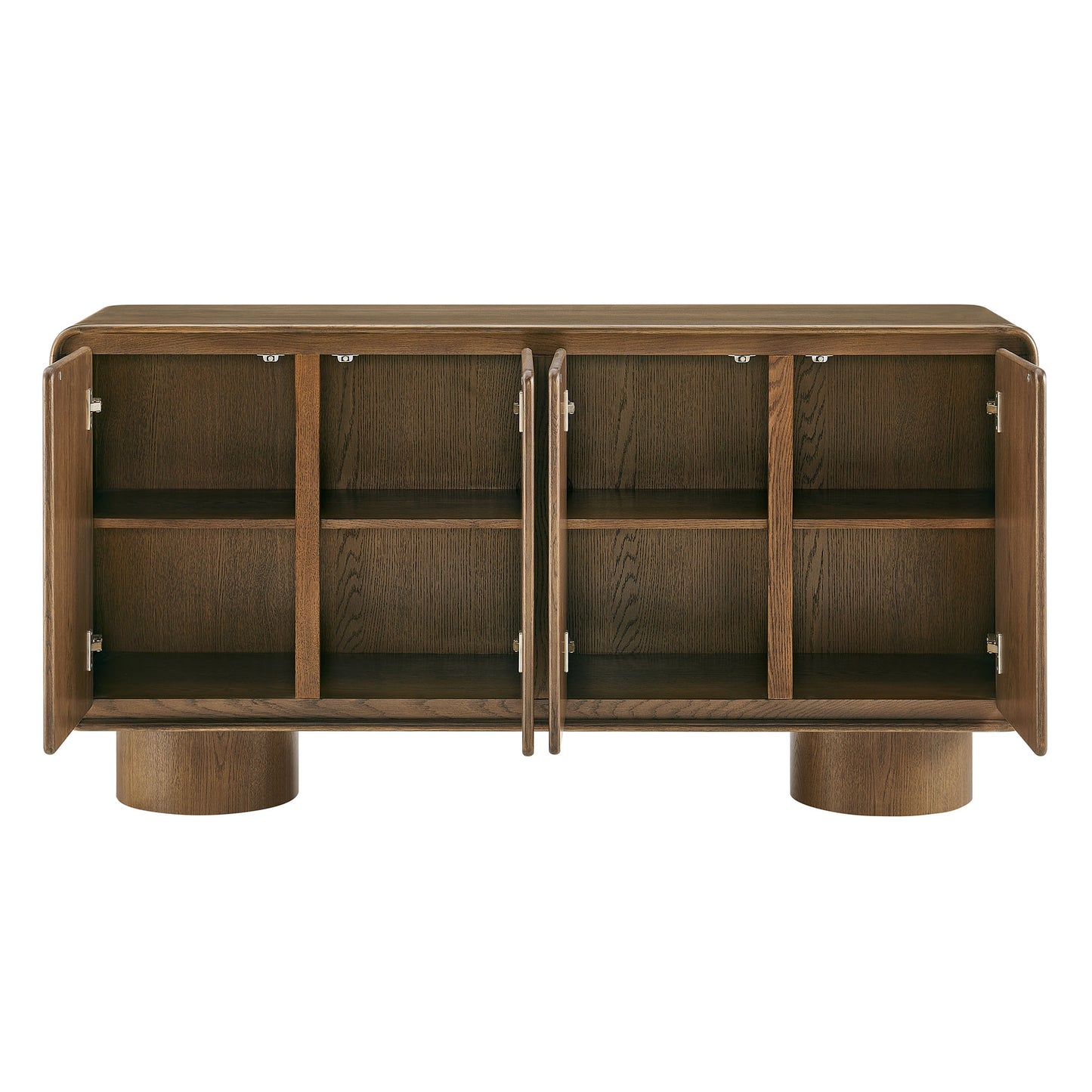 Lumo 4-Door Curved Wood Accent Cabinet by Modway