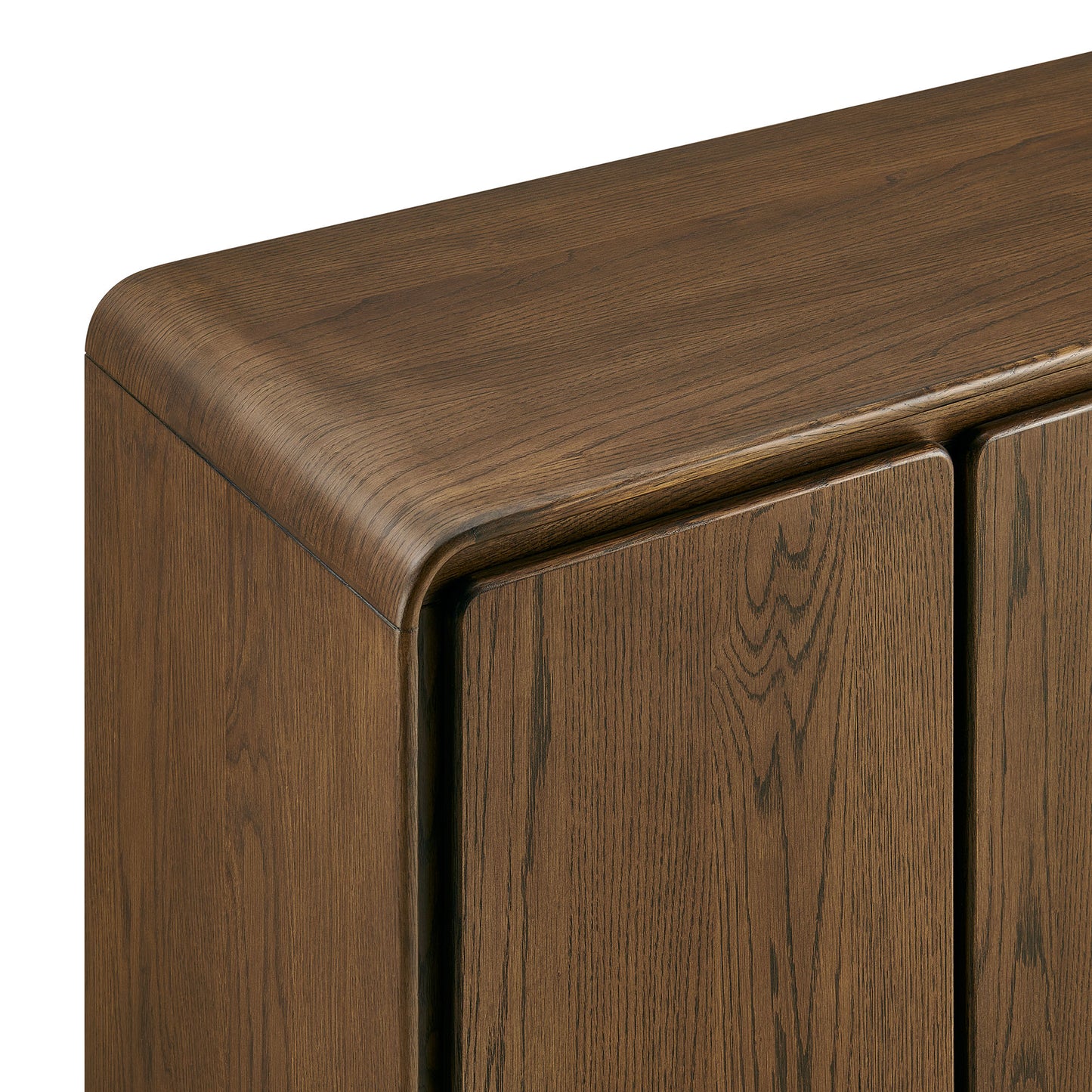 Lumo 4-Door Curved Wood Accent Cabinet by Modway