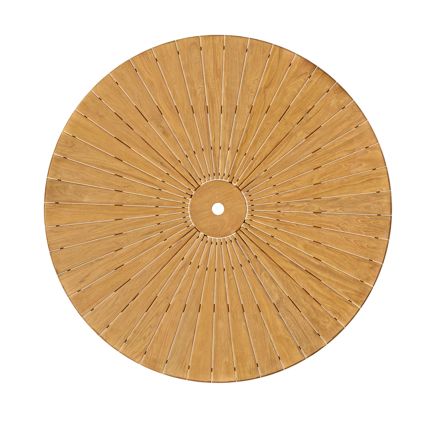 Cielo 59" Sunburst Outdoor Patio Teak Dining Table by Modway