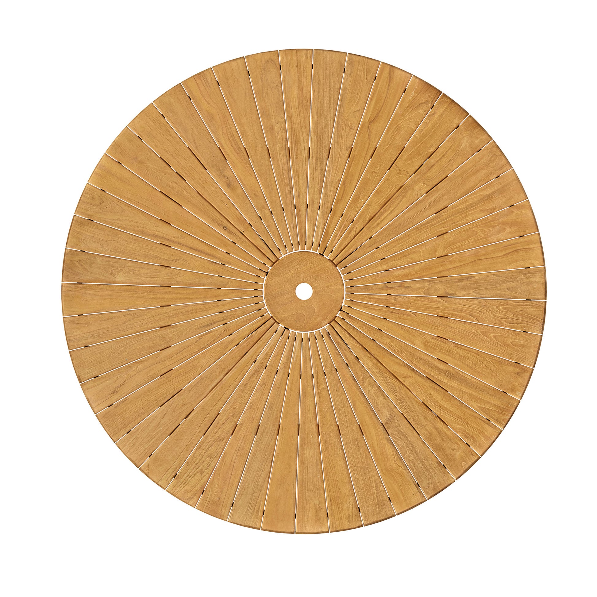 Cielo 59" Sunburst Outdoor Patio Teak Dining Table by Modway