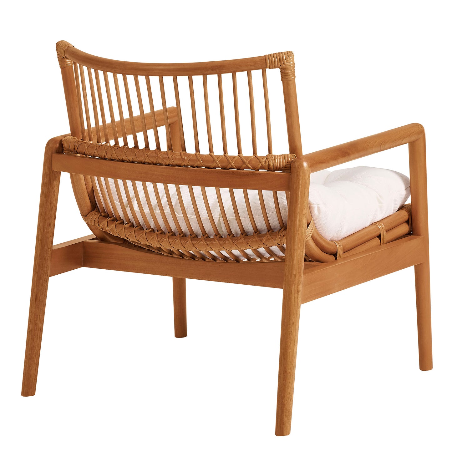 Tula Wood Rattan Lounge Chair by Modway