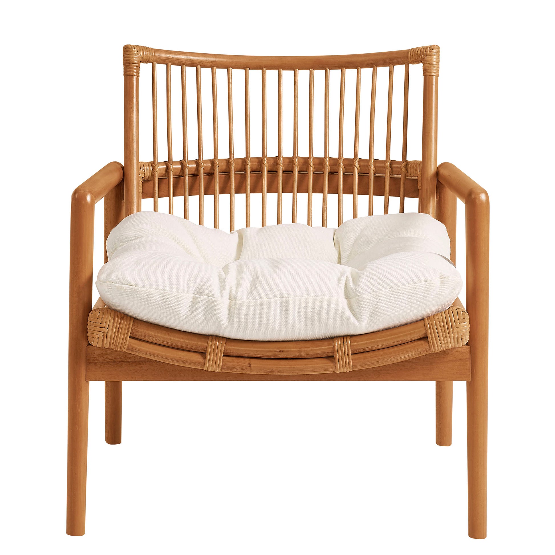 Tula Wood Rattan Lounge Chair by Modway