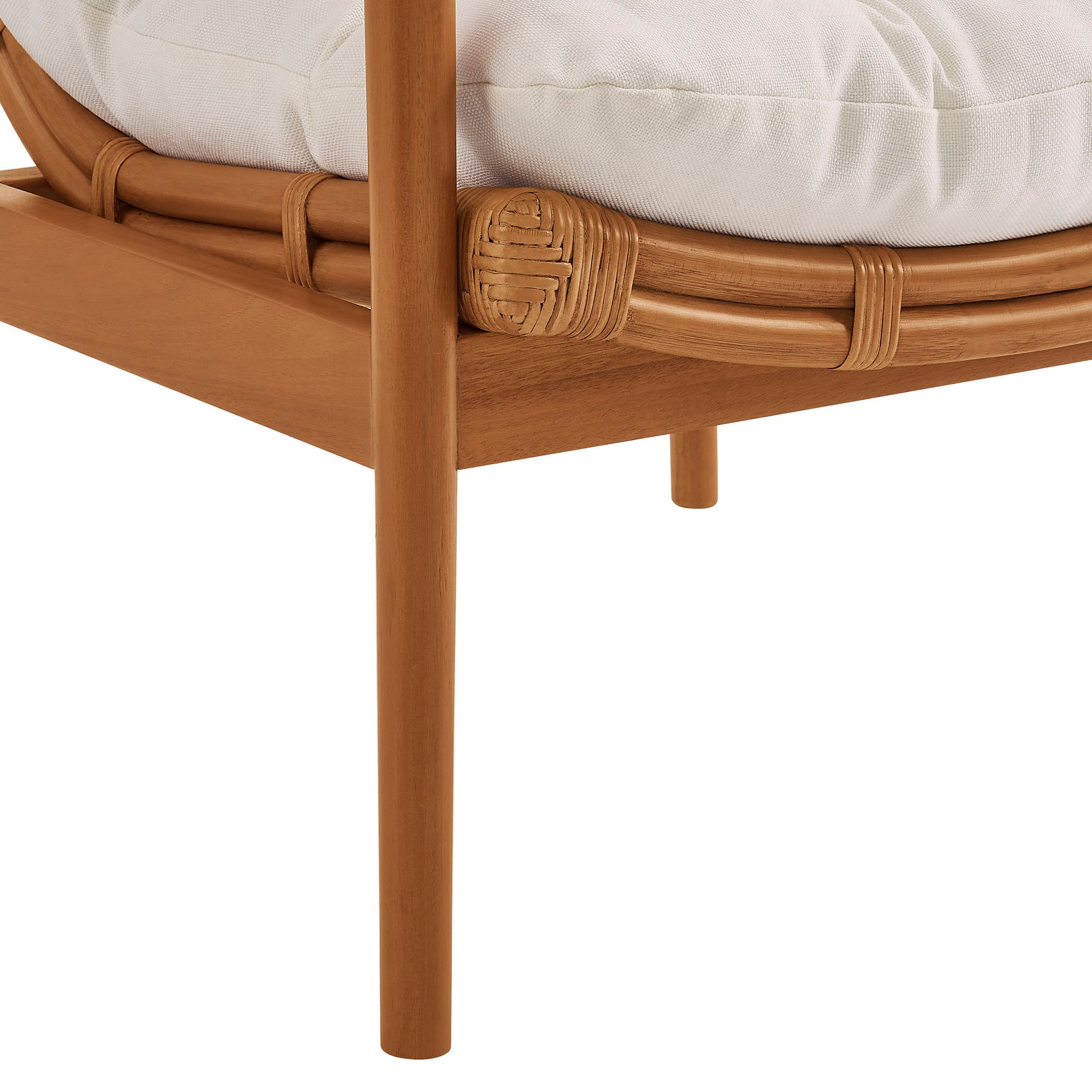 Tula Wood Rattan Lounge Chair by Modway