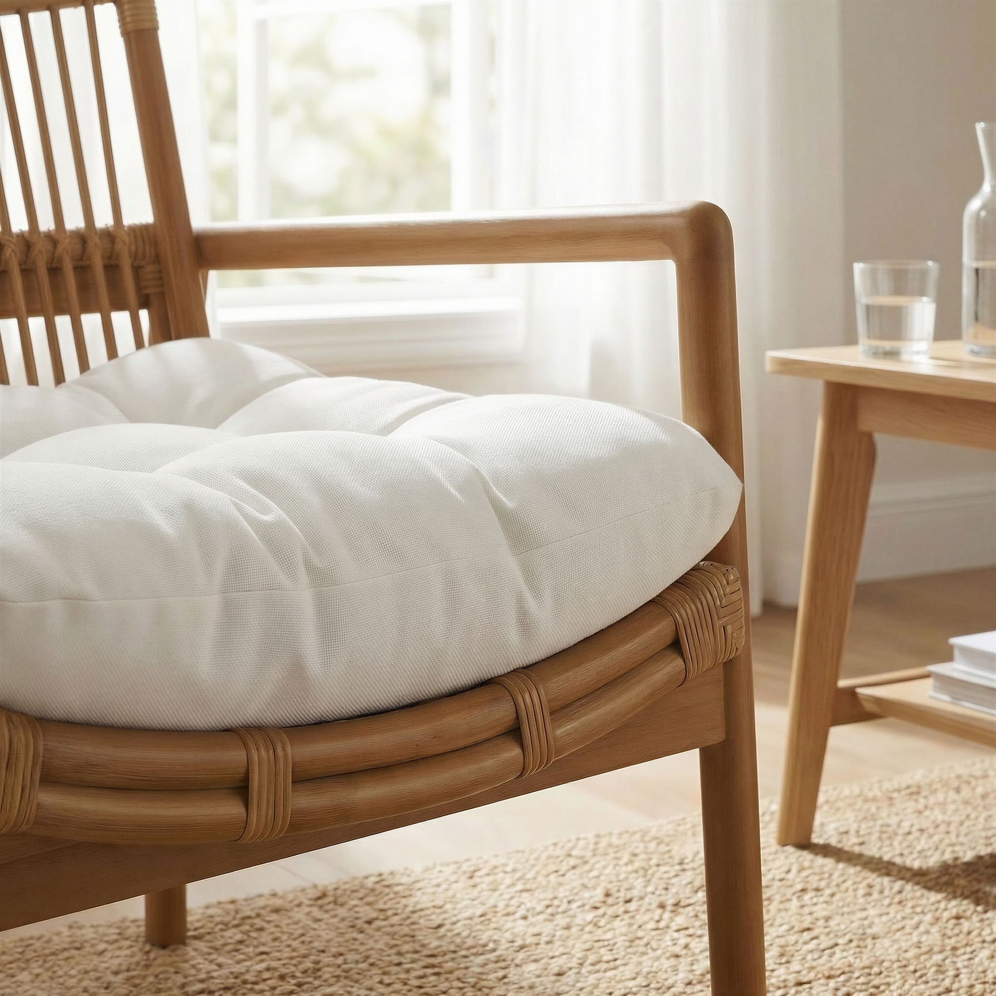 Tula Wood Rattan Lounge Chair by Modway