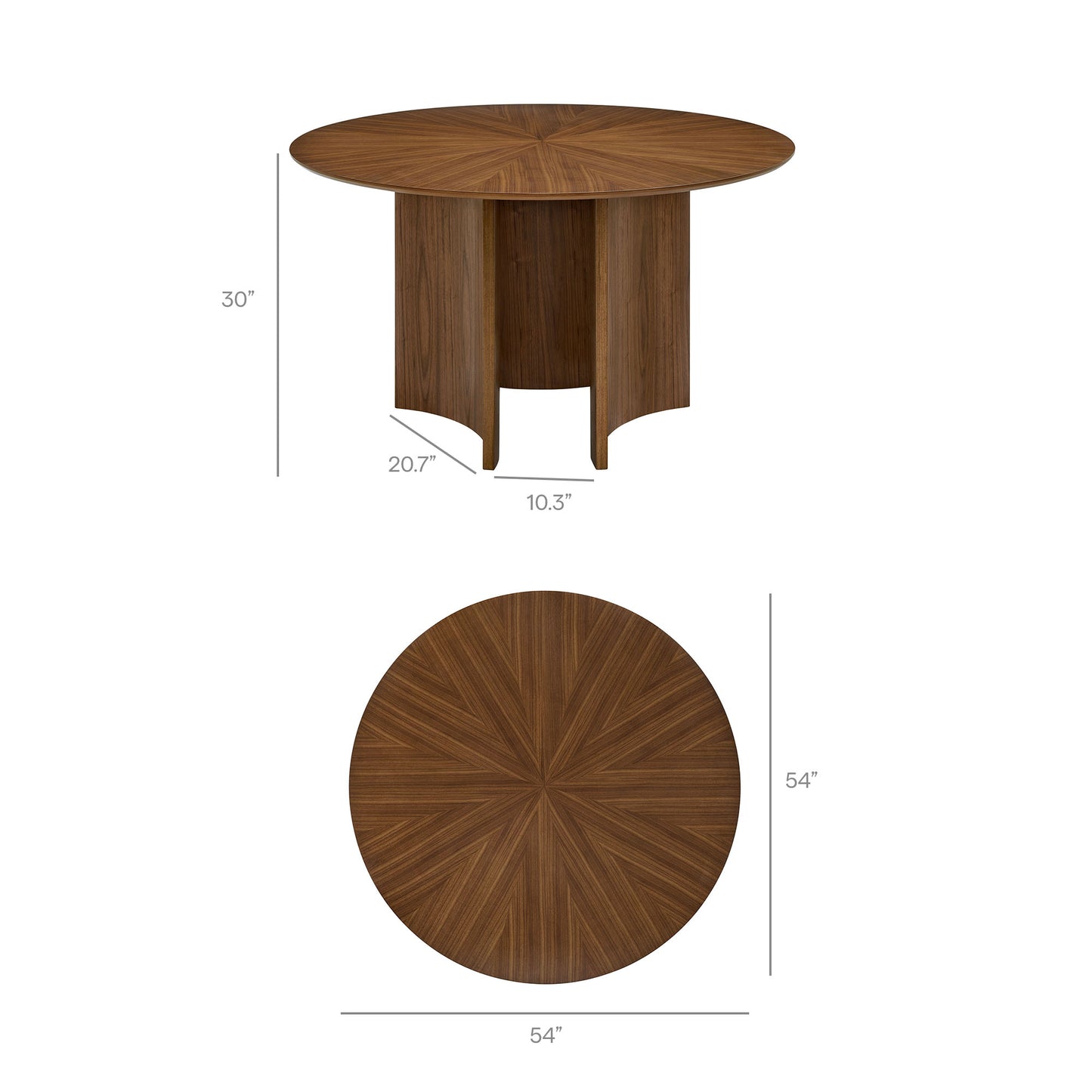 Sloane 54 Inch Round Dining Table by Modway