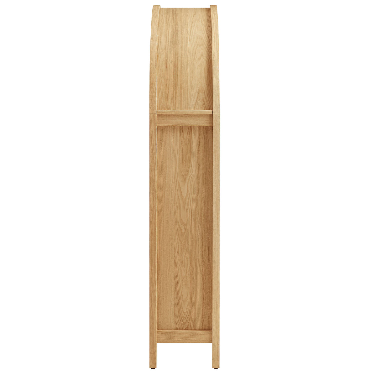 Calista 63 Inch Arched Storage Cabinet With Folding Desk by Modway