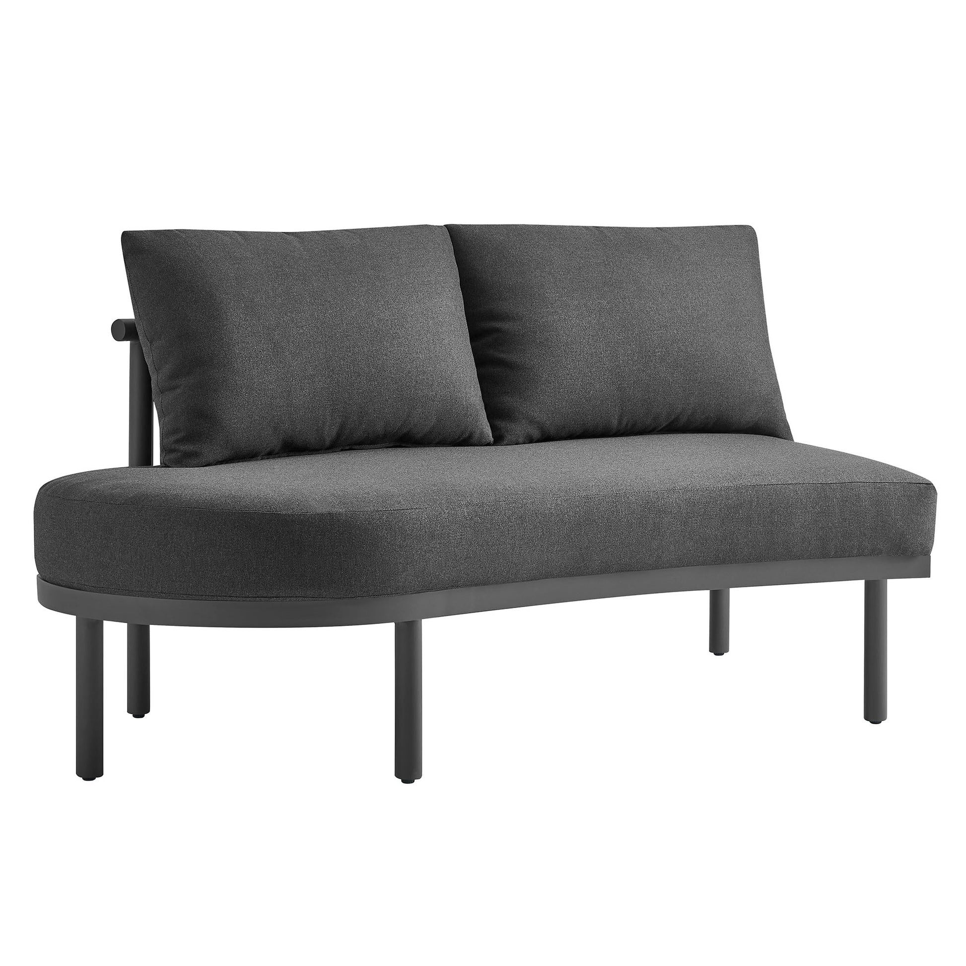 Porta 4 Piece Outdoor Patio Aluminum Modular Sofa Set by Modway