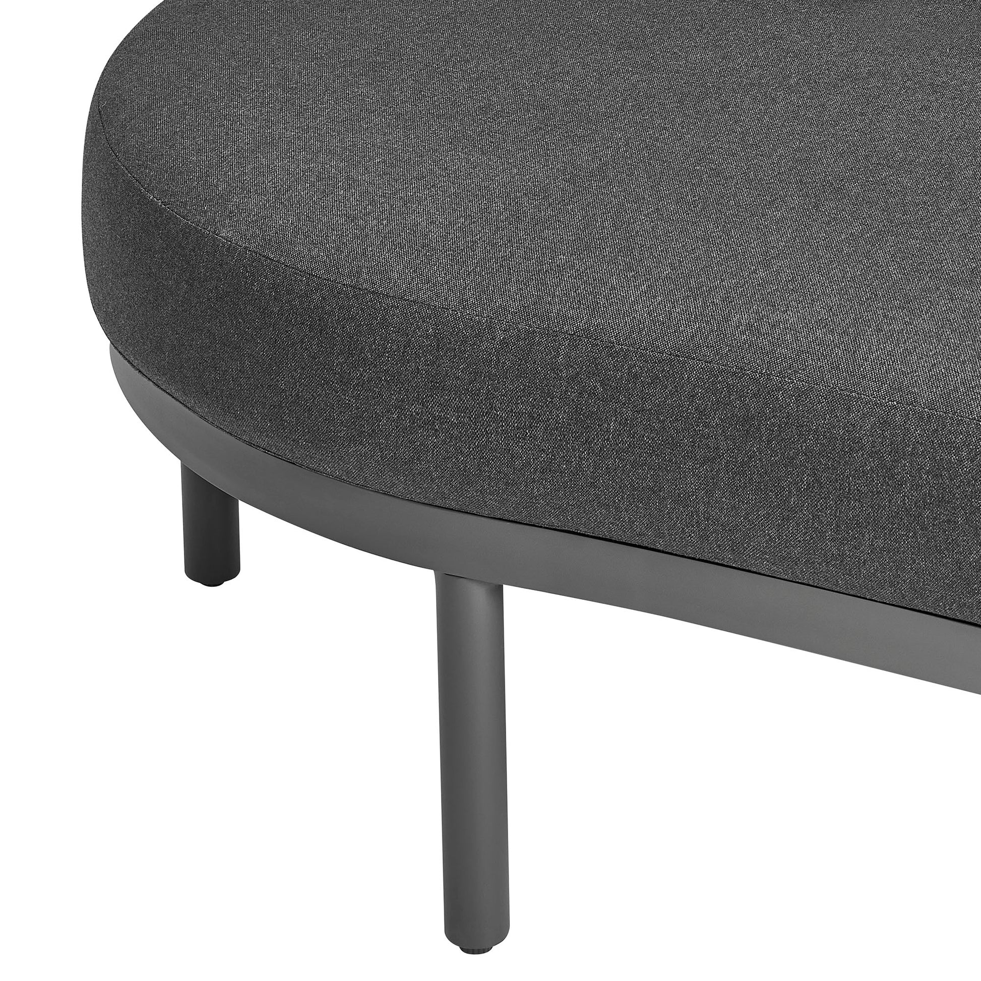 Porta Left-Arm Facing Outdoor Patio Aluminum Modular Piece by Modway