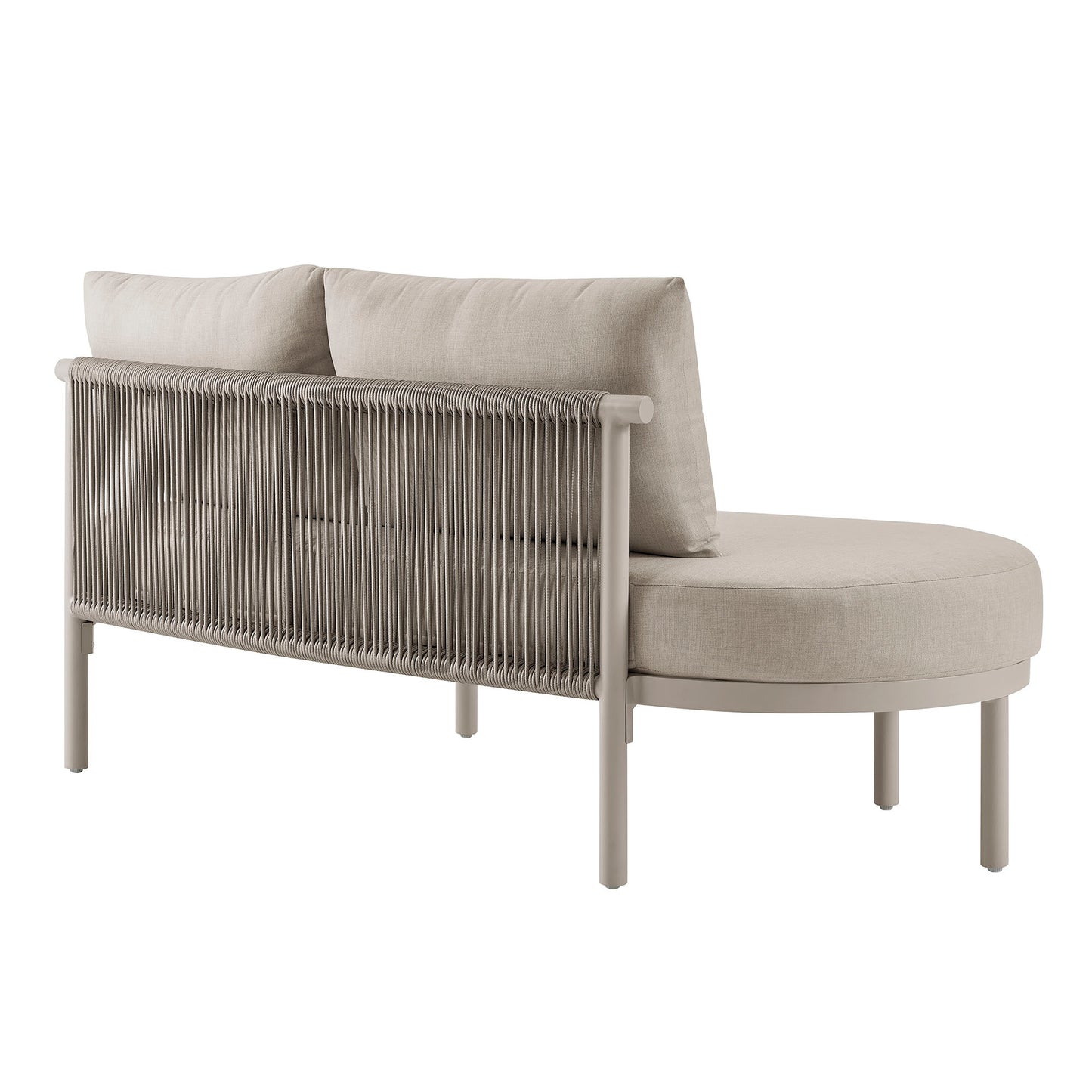 Porta 4 Piece Outdoor Patio Aluminum Modular Sofa Set by Modway