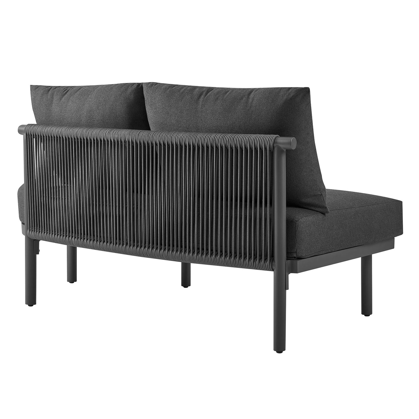 Porta 2 Piece Outdoor Patio Aluminum Modular Sofa by Modway