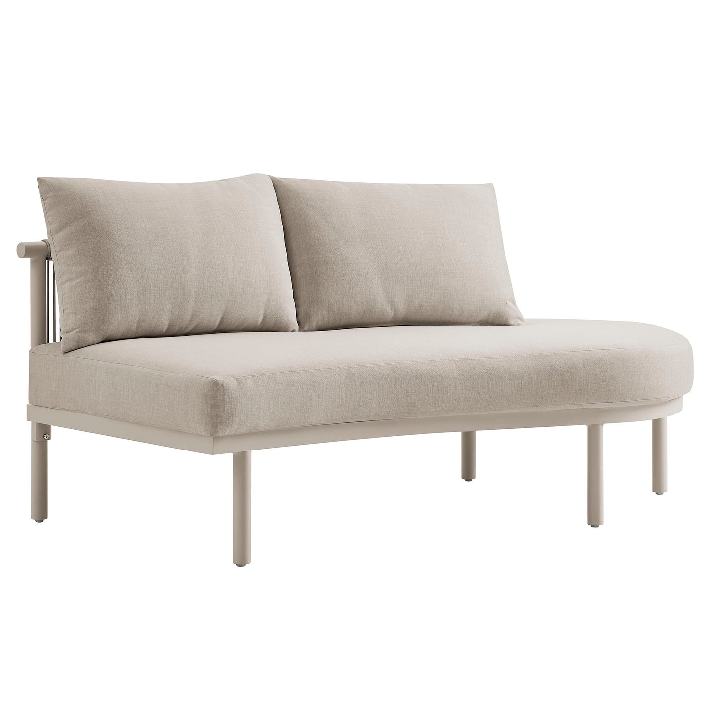 Porta 4 Piece Outdoor Patio Aluminum Modular Sofa Set by Modway