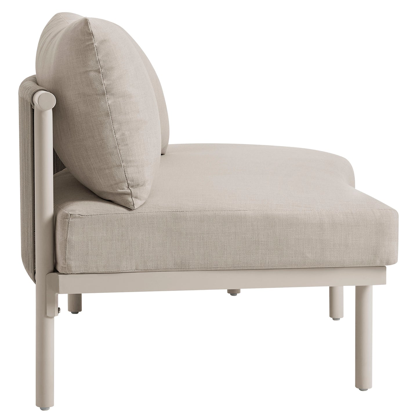 Porta 4 Piece Outdoor Patio Aluminum Modular Sofa Set by Modway