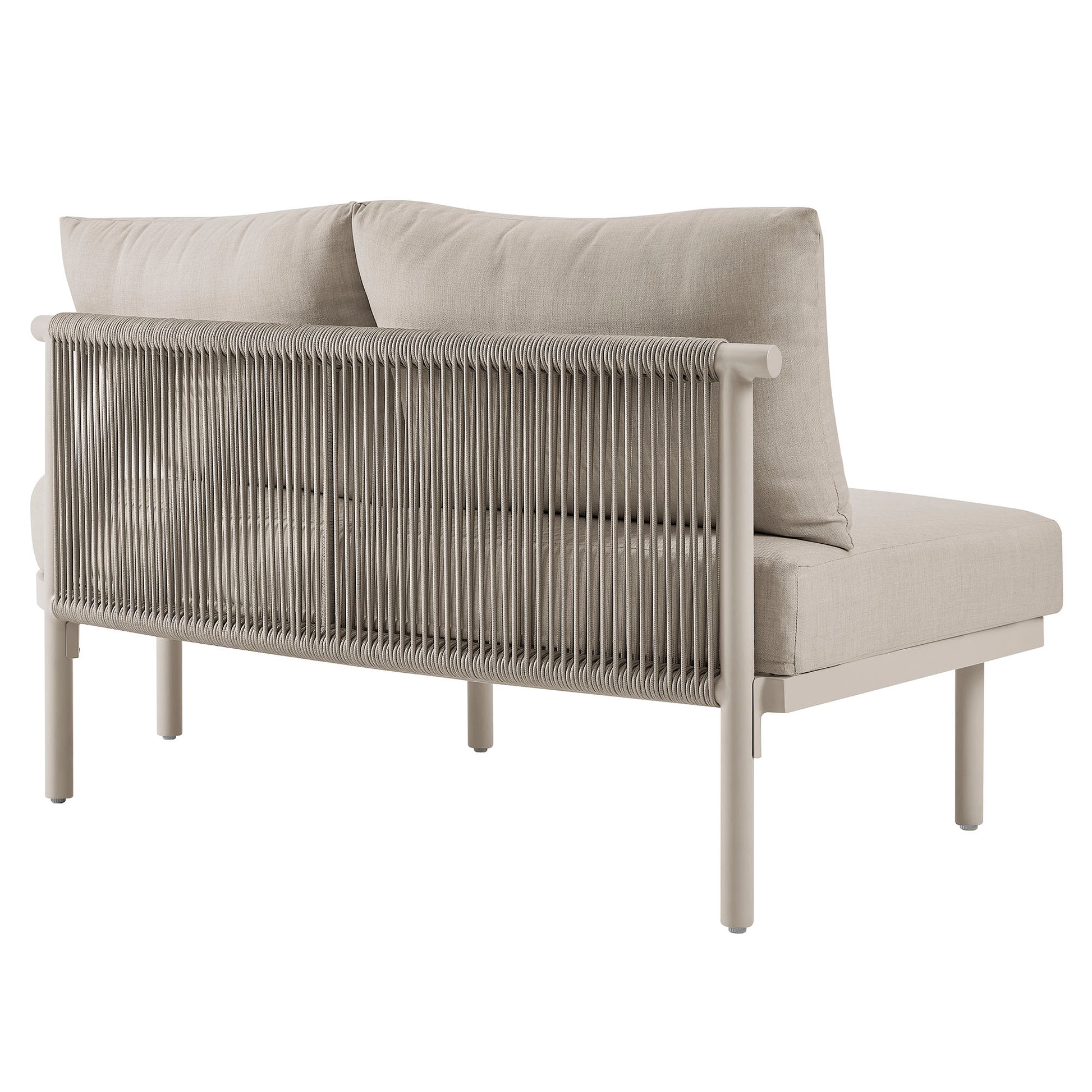Porta 2 Piece Outdoor Patio Aluminum Modular Sofa by Modway