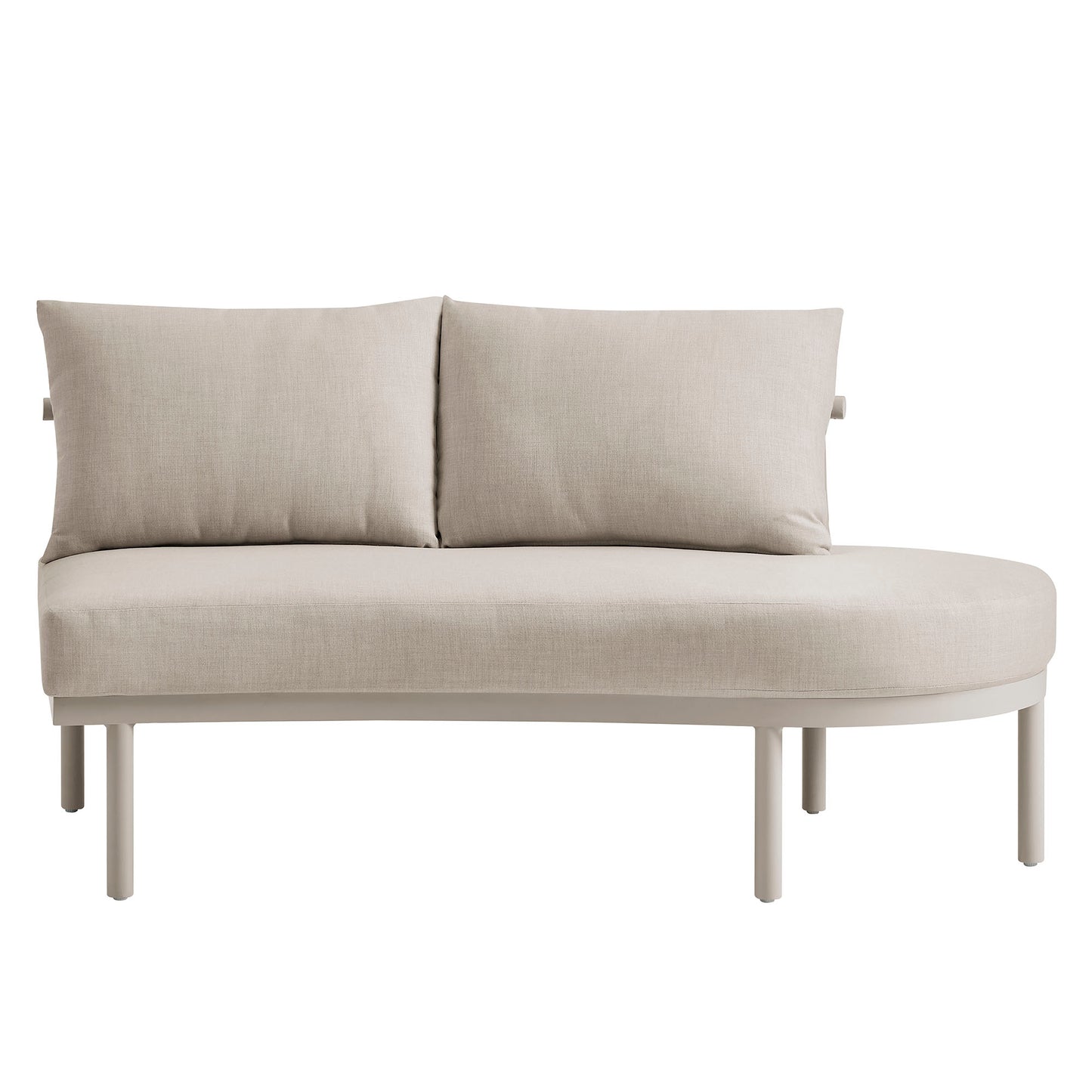 Porta 2 Piece Outdoor Patio Aluminum Modular Sofa by Modway