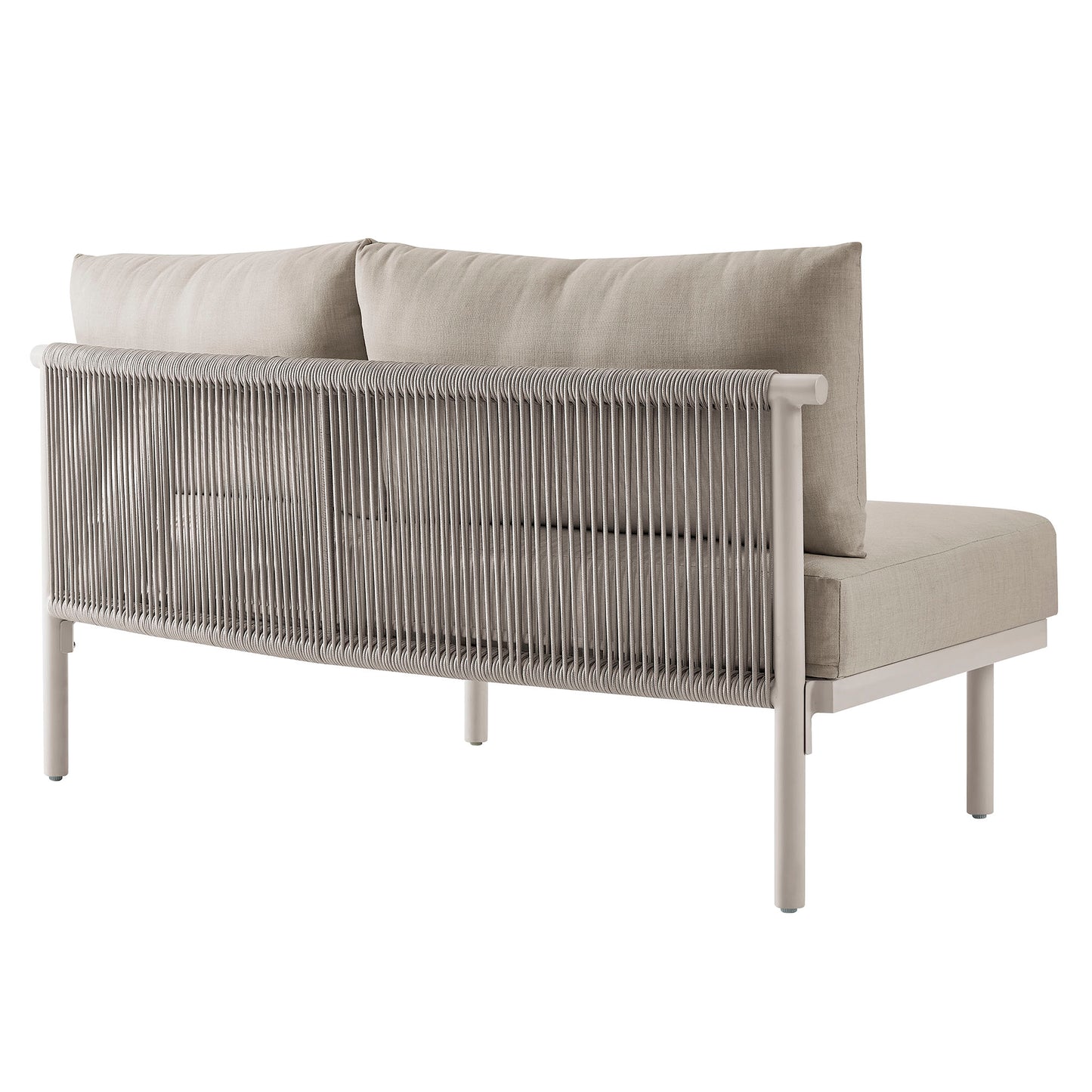 Porta Armless Outdoor Patio Aluminum Modular Piece by Modway