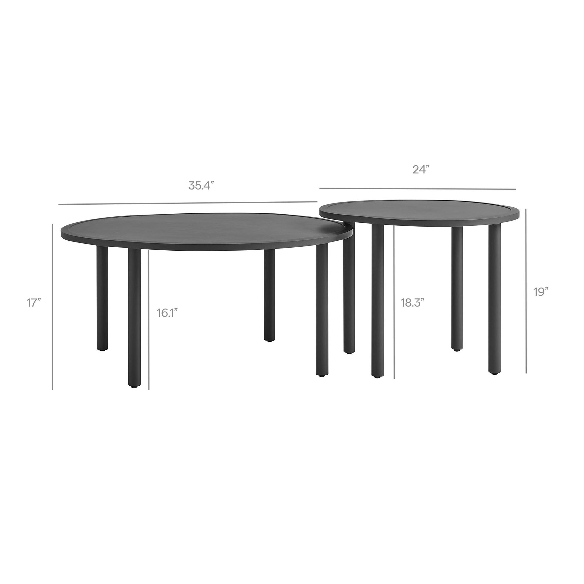 Porta 4 Piece Outdoor Patio Aluminum Modular Sofa Set by Modway