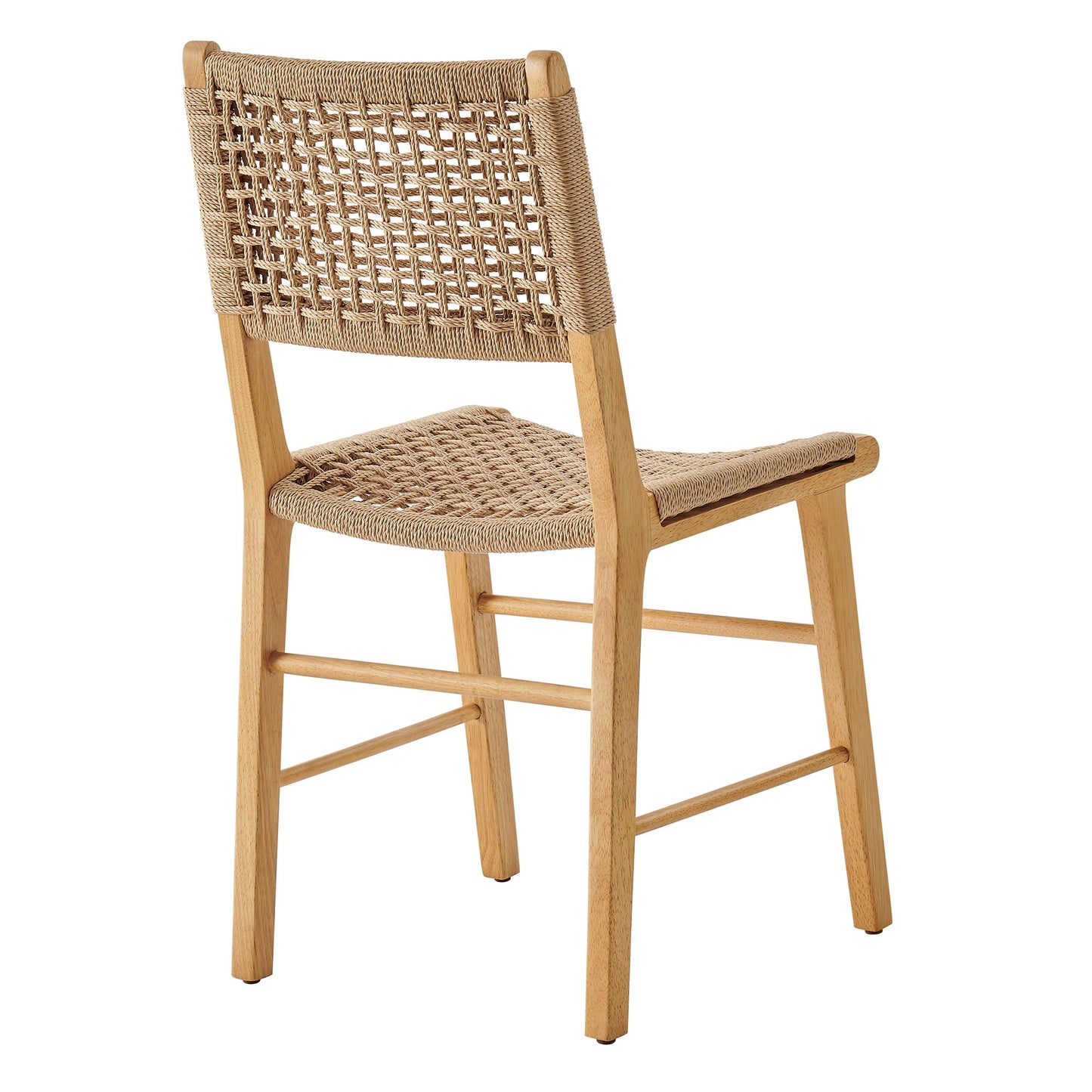 Tindra Woven Dining Chairs Set of 2 by Modway