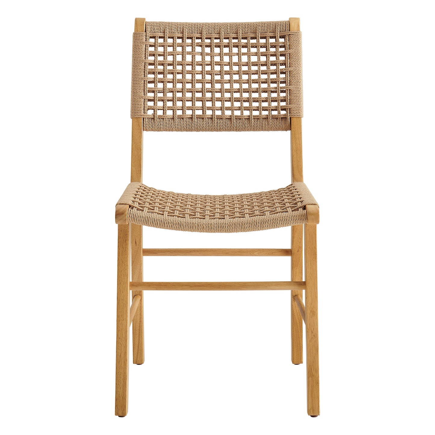 Tindra Woven Dining Chairs Set of 2 by Modway