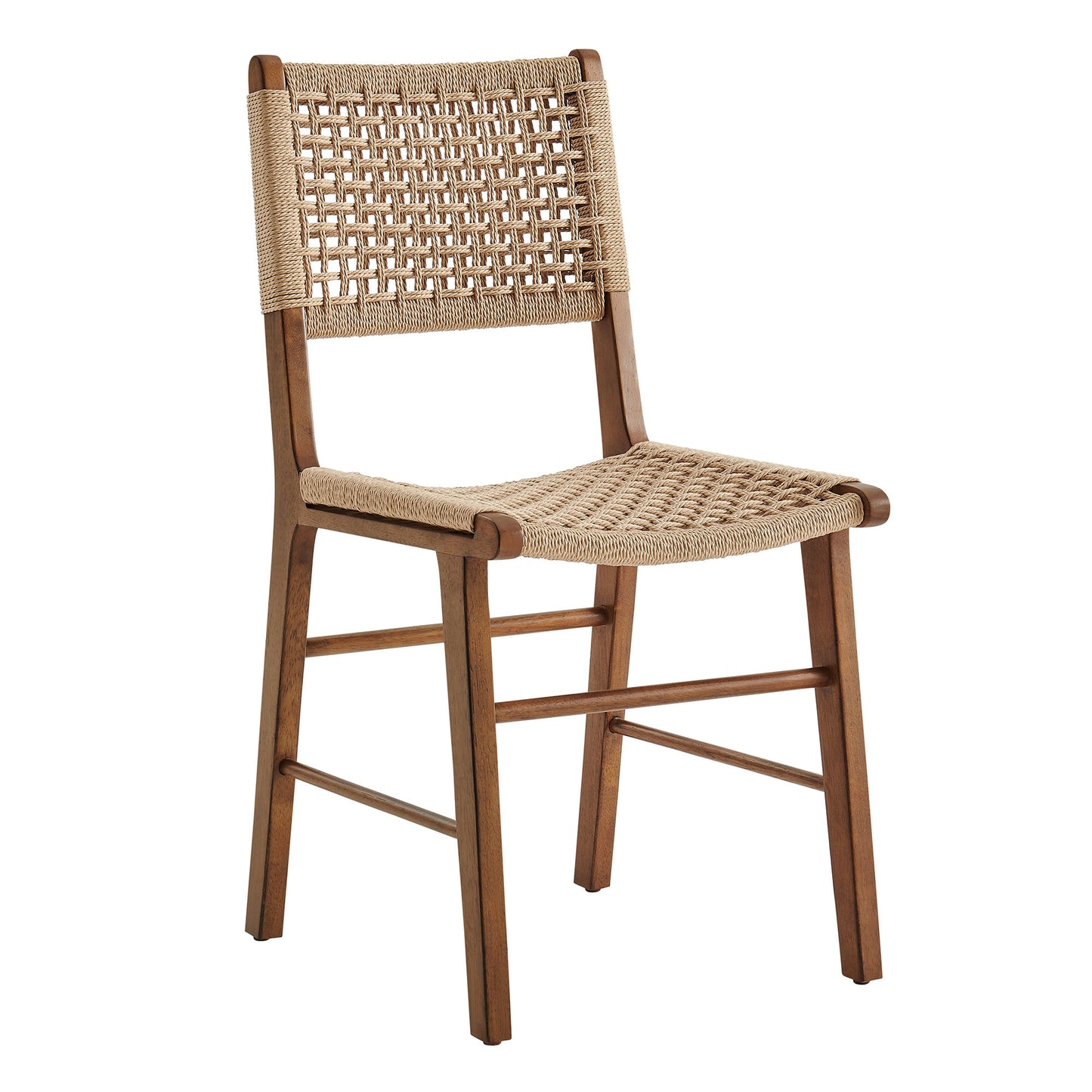 Tindra Woven Dining Chairs Set of 2 by Modway