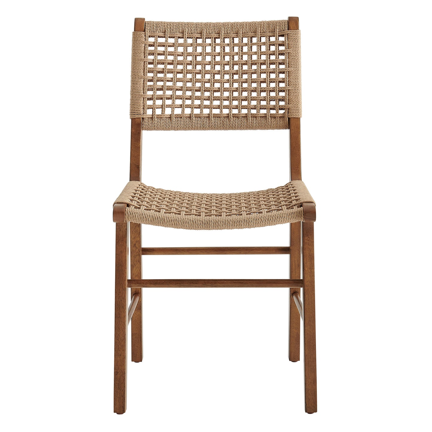 Tindra Woven Dining Chairs Set of 2 by Modway