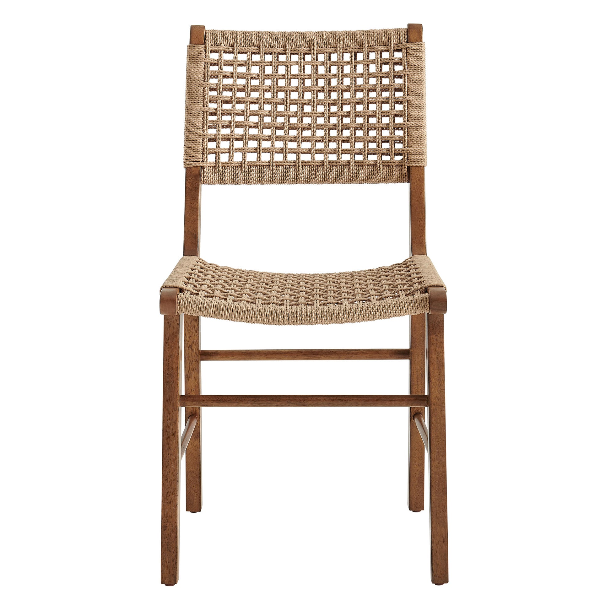 Tindra Woven Dining Chairs Set of 2 by Modway