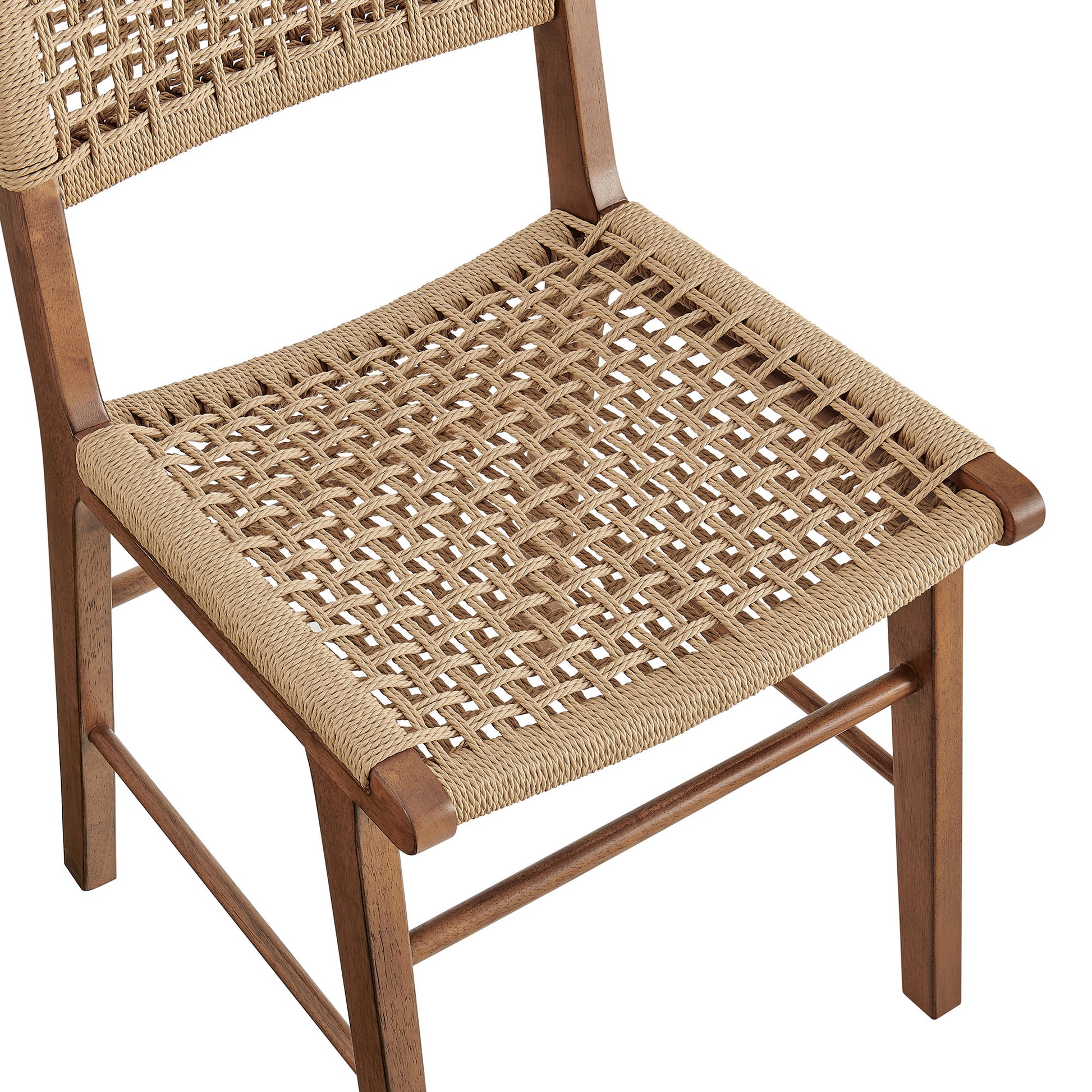 Tindra Woven Dining Chairs Set of 2 by Modway