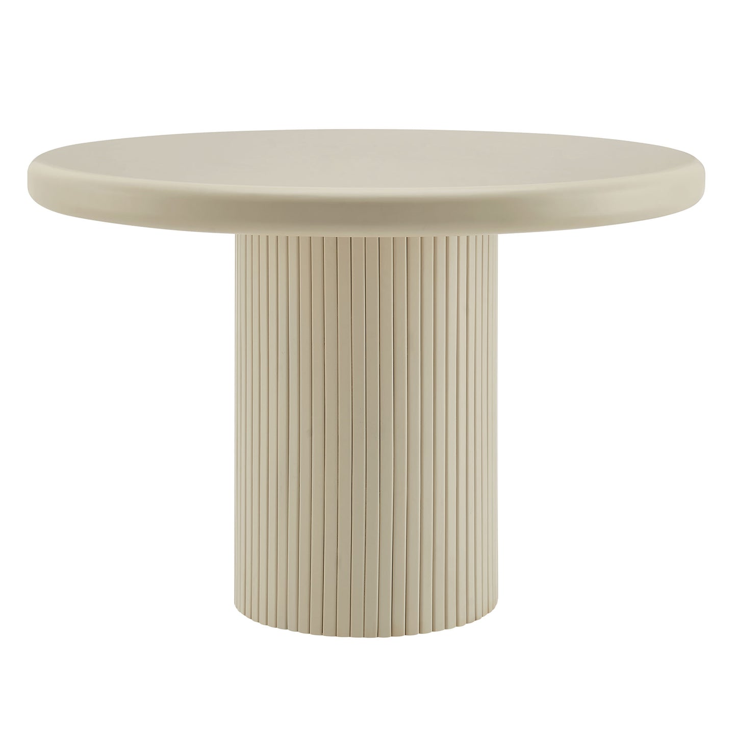 Belmonte 45 Inch Painted Wood Round Pedestal Dining Table by Modway