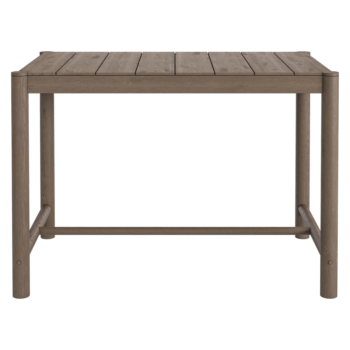 Eleni Rectangle 56-Inch Outdoor Patio Teak Wood Rectangular Bar Table by Modway
