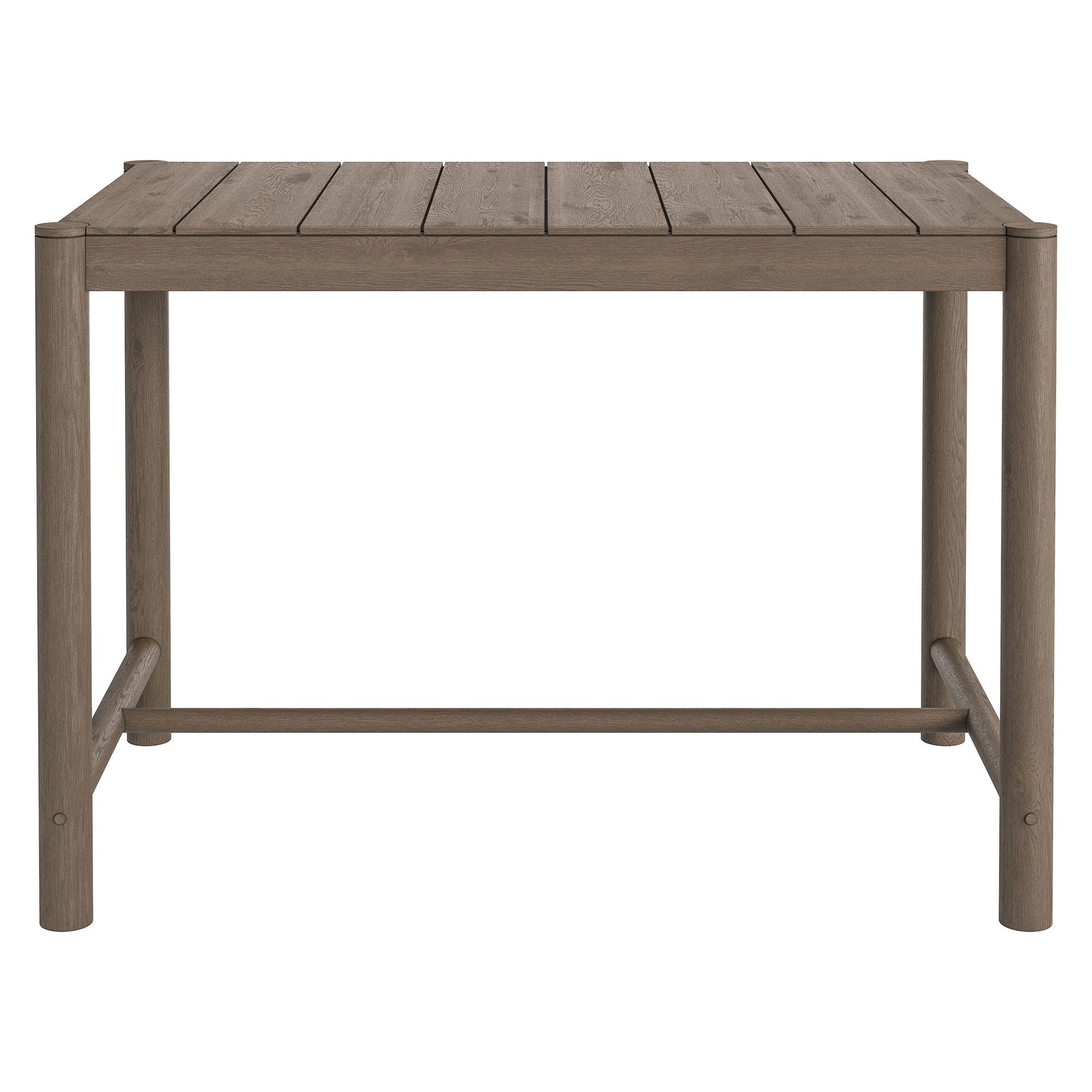 Eleni Rectangle 56-Inch Outdoor Patio Teak Wood Rectangular Bar Table by Modway