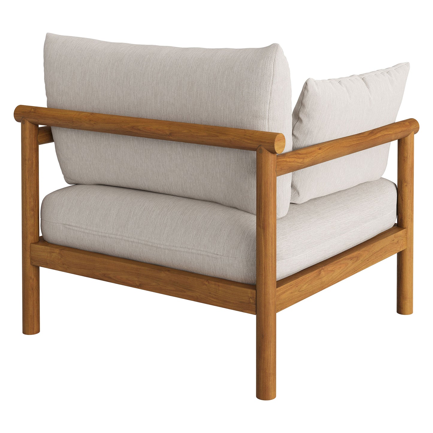 Eleni Outdoor Patio Teak Wood Armchair by Modway