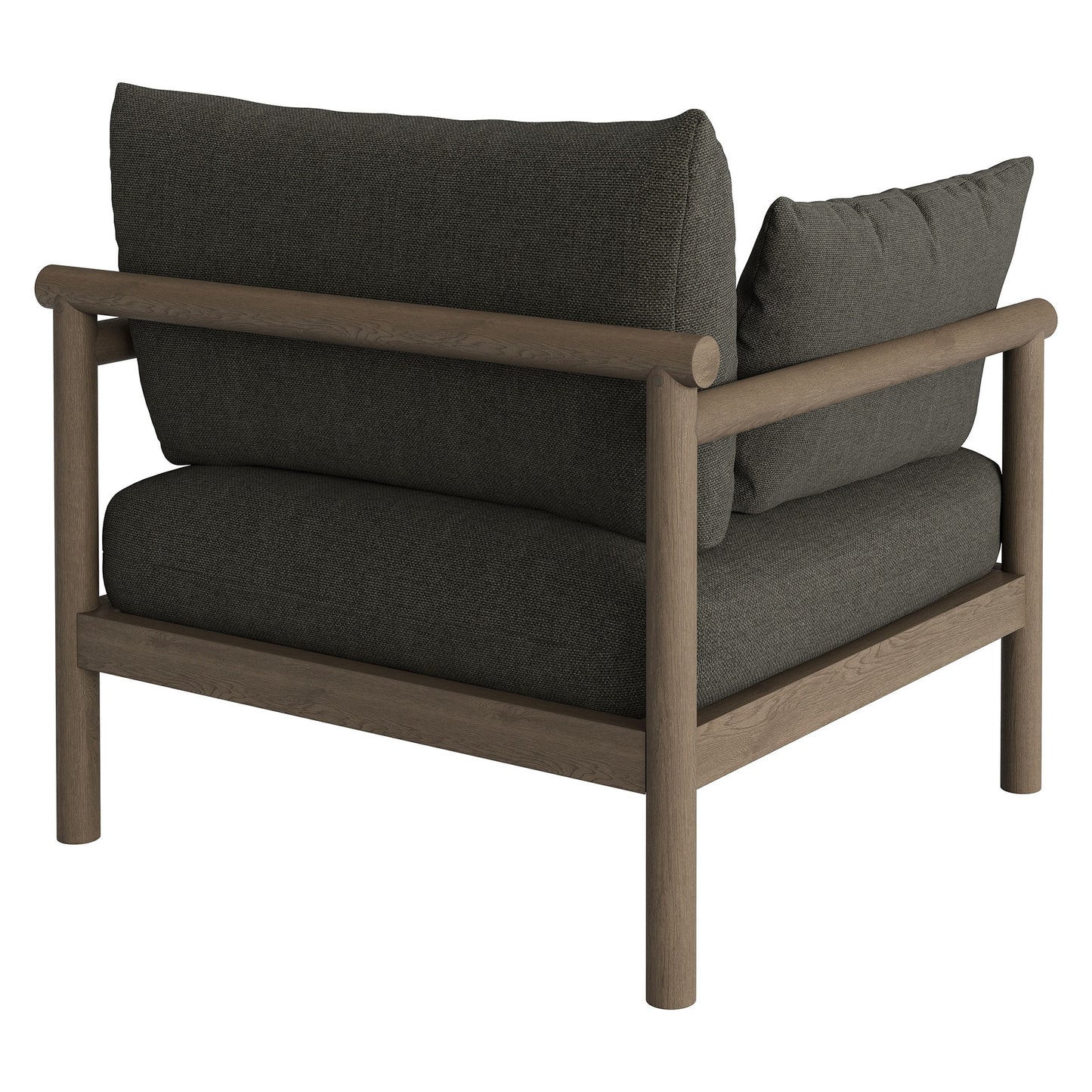 Eleni Outdoor Patio Teak Wood Armchair by Modway