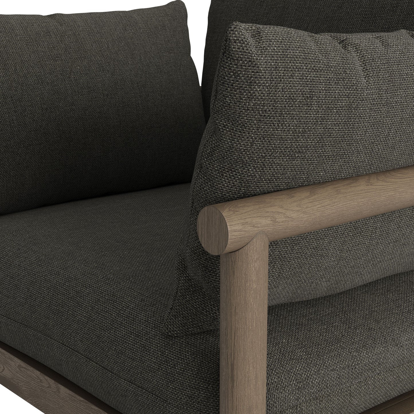 Eleni Outdoor Patio Teak Wood Armchair by Modway