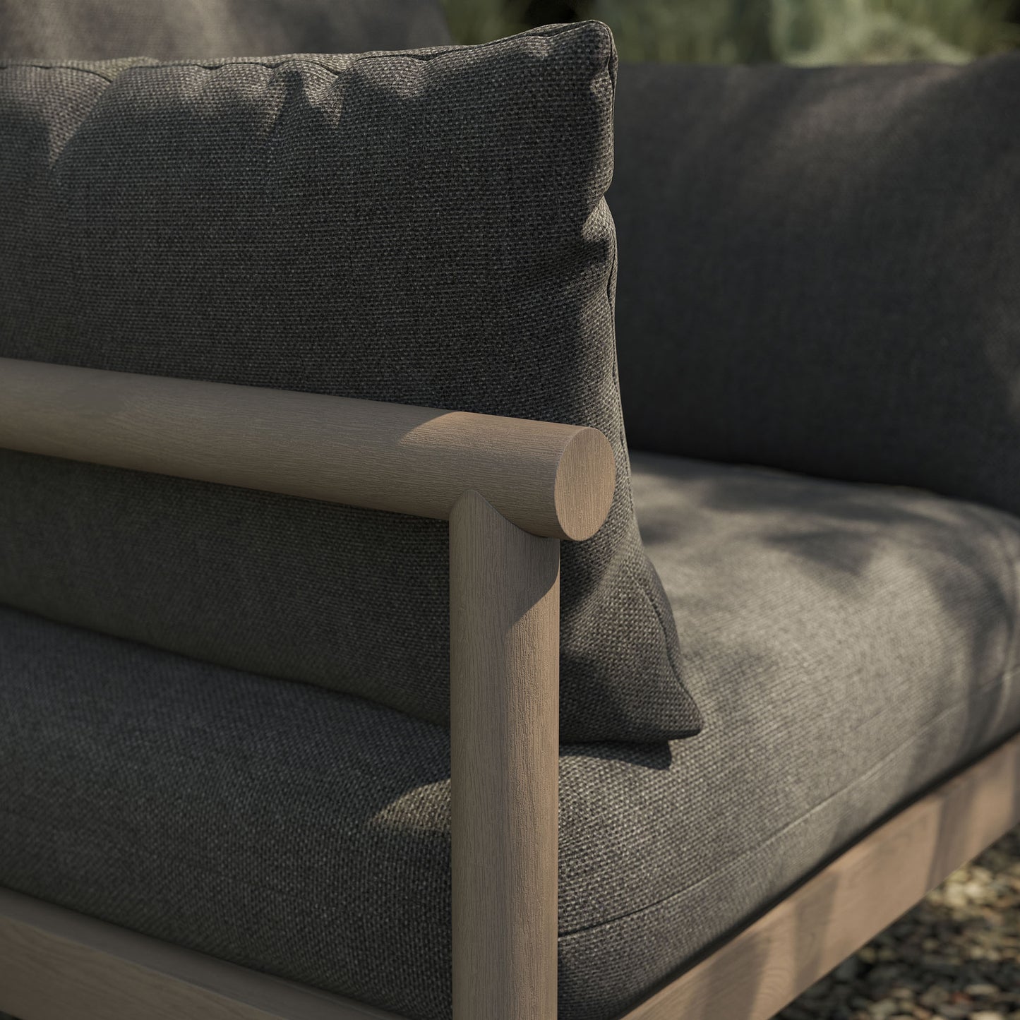 Eleni Outdoor Patio Teak Wood Armchair by Modway