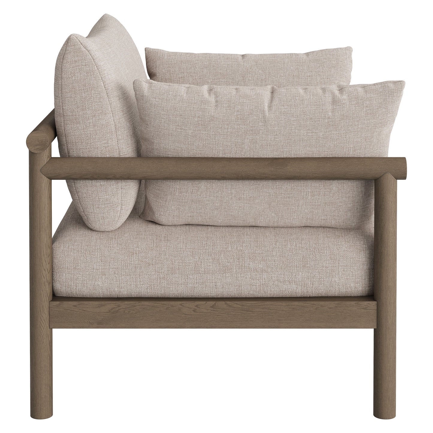Eleni 3-Piece Outdoor Patio Teak Wood Furniture Set by Modway