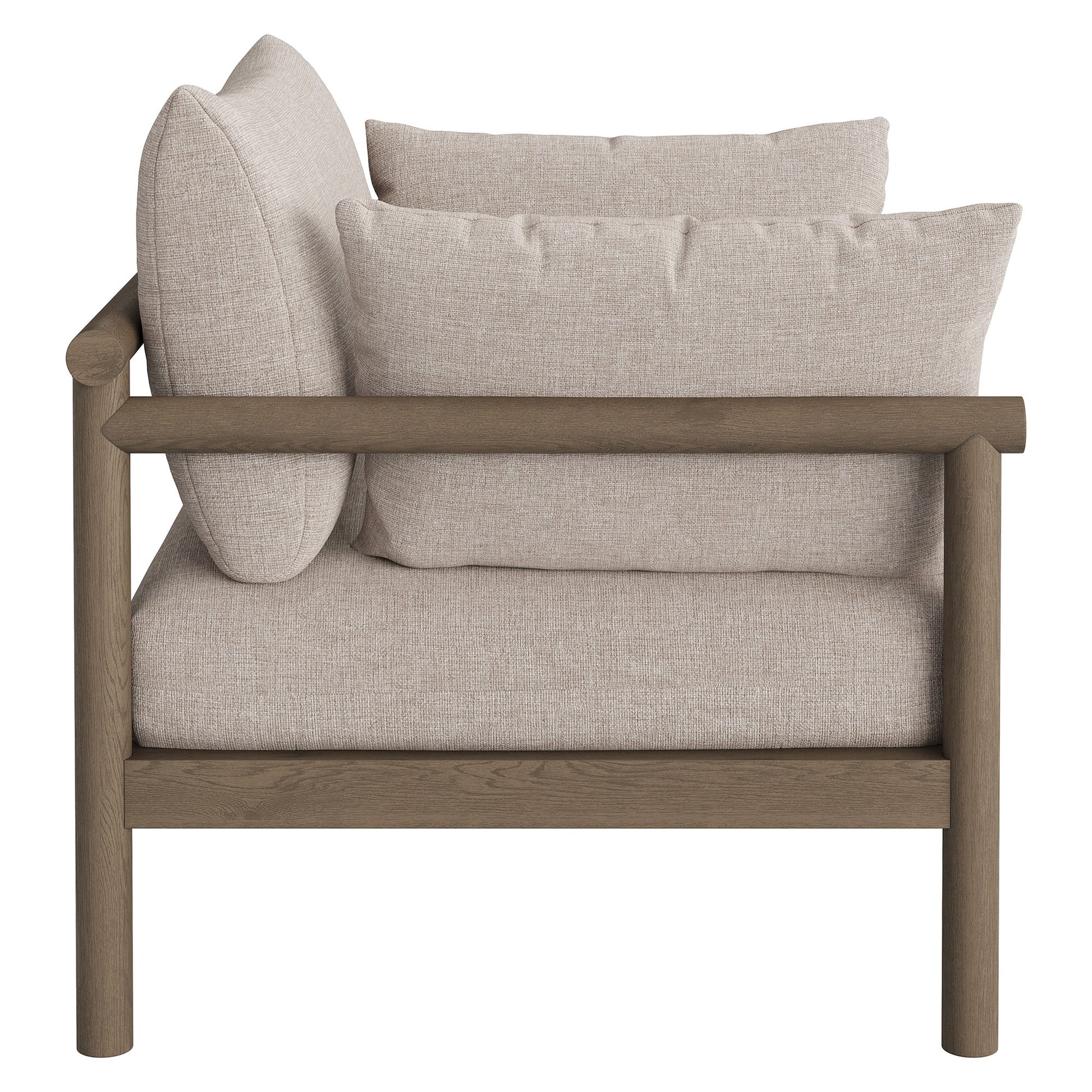 Eleni 3-Piece Outdoor Patio Teak Wood Furniture Set by Modway